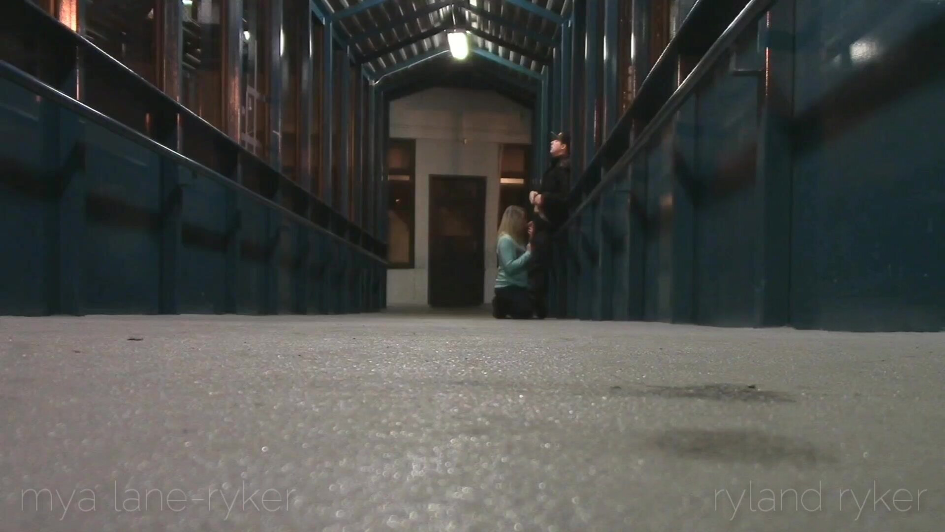 Mya Lane Running Around The Streets At Night - big tits - big ass - hardcore
