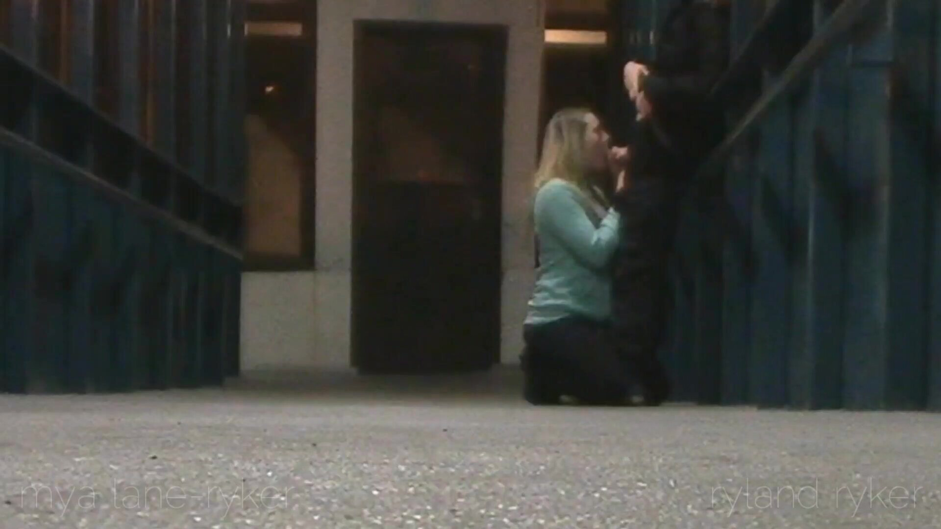 Mya Lane Running Around The Streets At Night - big tits - big ass - hardcore