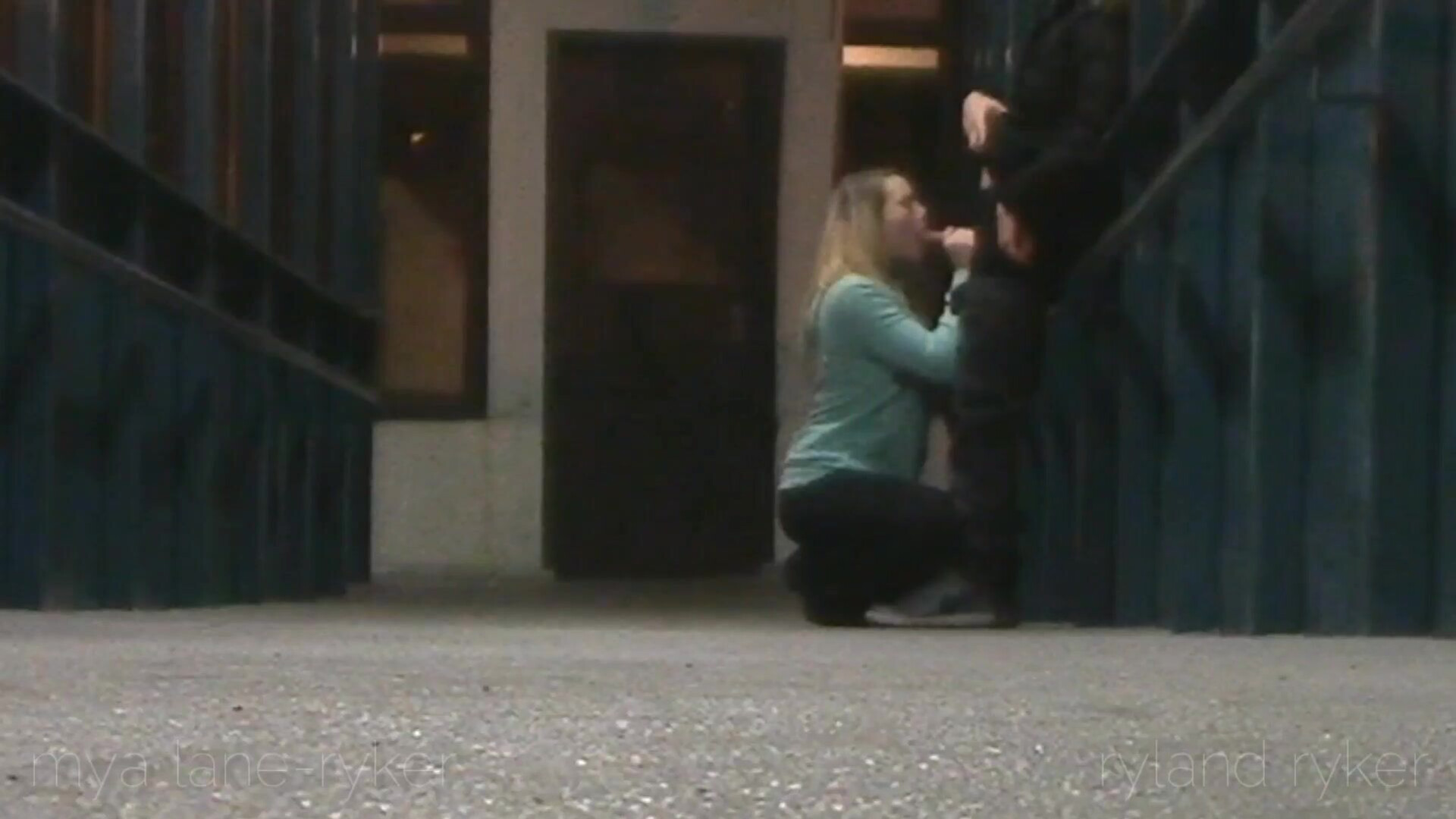 Mya Lane Running Around The Streets At Night - big tits - big ass - hardcore