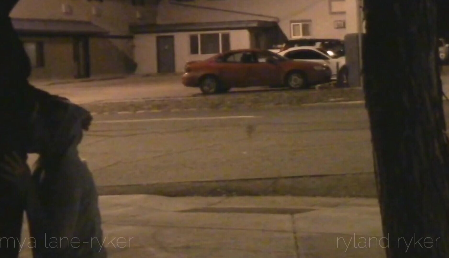 Mya Lane Running Around The Streets At Night - big tits - big ass - hardcore