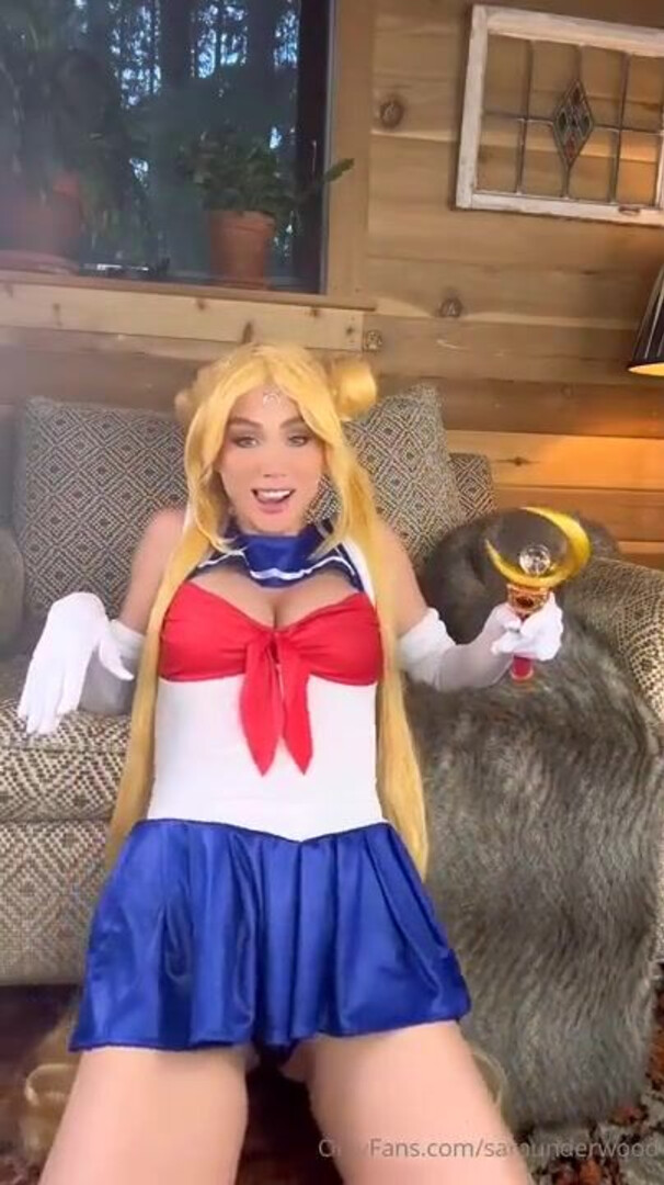 Sara Jean Underwood Sailor Moon Full Nude JOI - sarajeanunderwood - homemade - solo - masturbation - busty - bigboobs - bigass - pawg - milf - mature