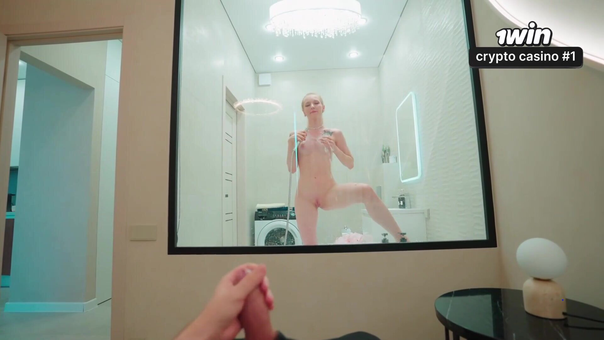 Stepsister shower glimpse leads to deep throat Dolly Rud sensational HD POV! - ball licking - cum in mouth - stepsister shower - pov - fuck stepsister - hardcore - blonde - caught peeking - amateur - blowjob