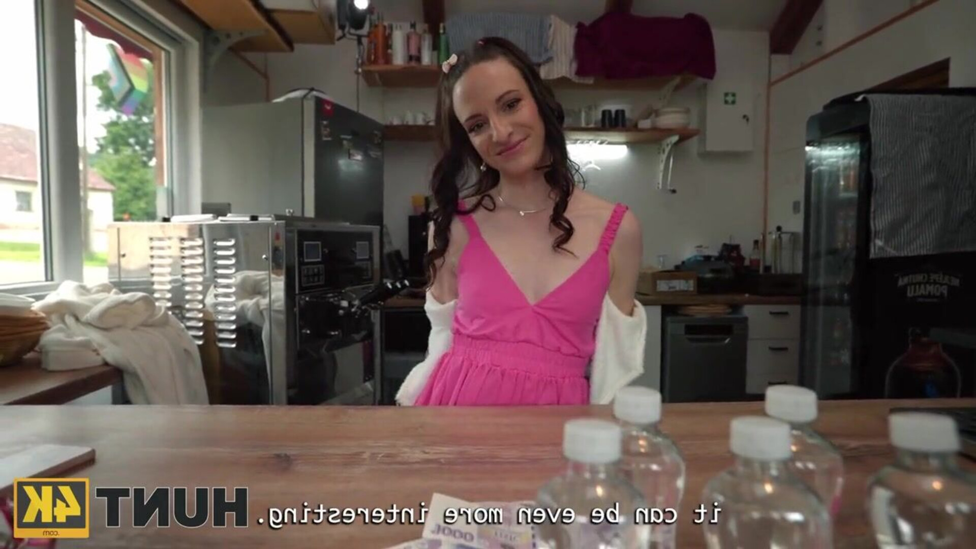 The concept of a sandwich remains unknown - brunette - teen (18+) - pov - small tits - doggy style - european - pick up - riding - missionary - beauty