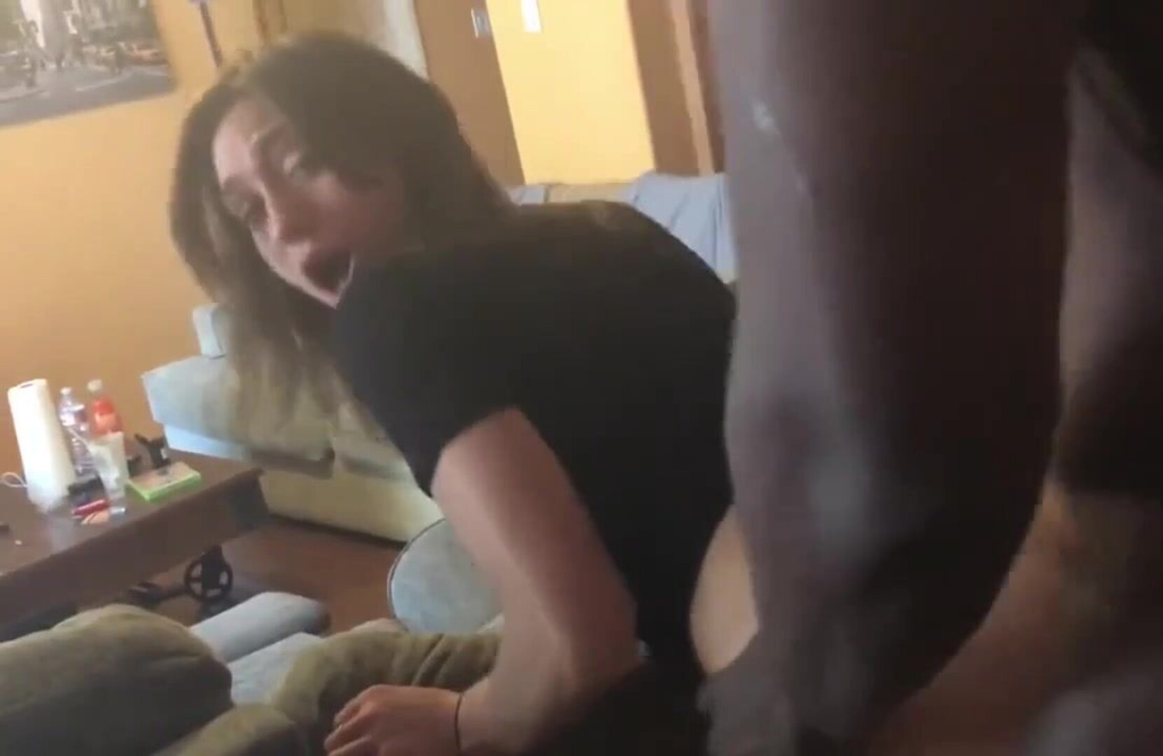 Trío con el novio y amigo dotado - teen - threesome - blowjob - interracial - girlfriend