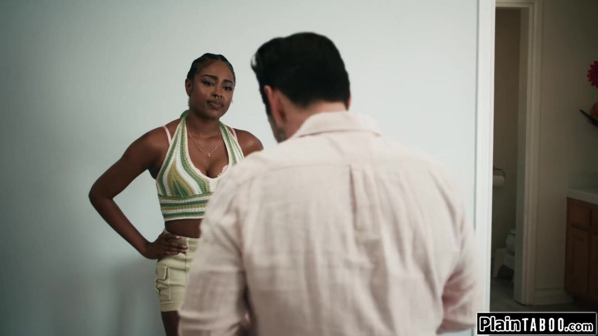 You shouldnt have spied on me stepdaddy - taboo - stepdaughter - stepdad - spy - squirt - old and young - ebony - oral - deepthroat - shaved