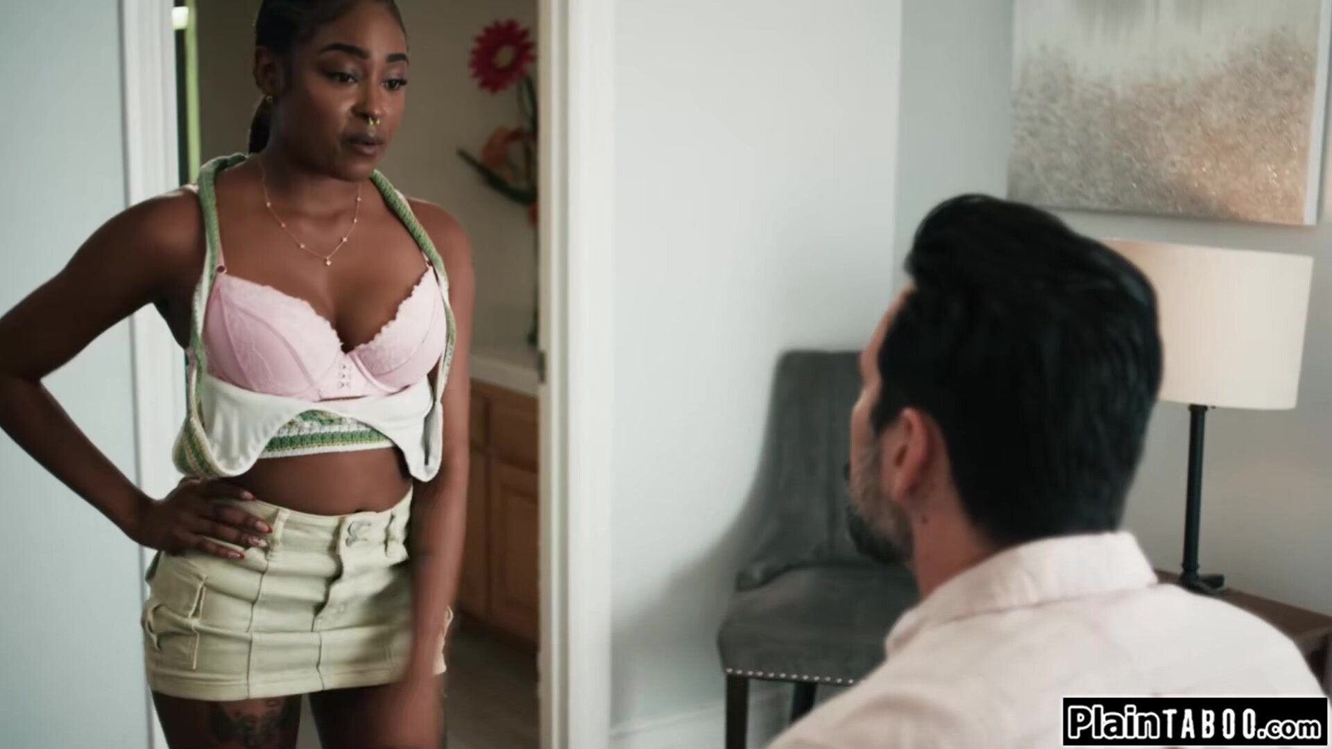 You shouldnt have spied on me stepdaddy - taboo - stepdaughter - stepdad - spy - squirt - old and young - ebony - oral - deepthroat - shaved