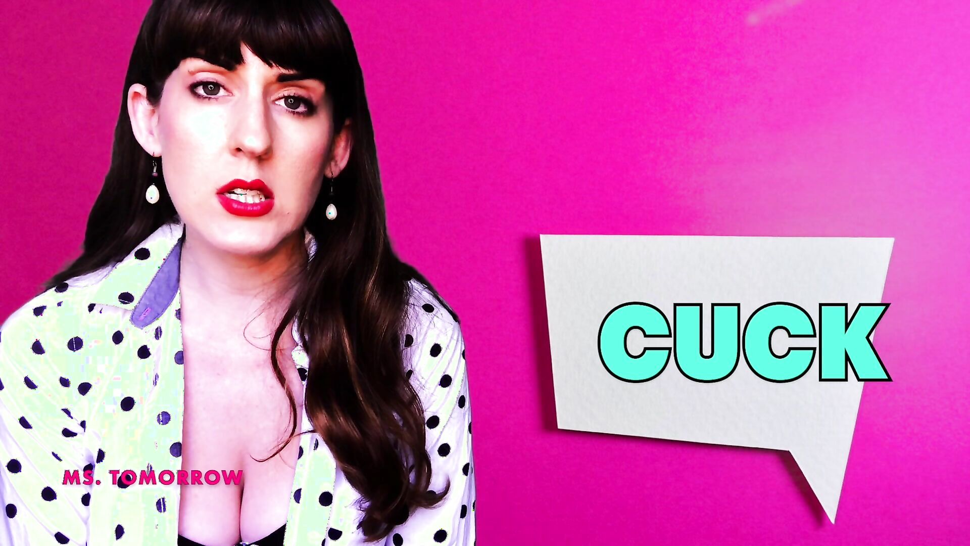 Ms. Tomorrow - Verbal Humiliation Simulation - ManyVids - fetish - dirty talk - milf - natural tits - devot - jerk off instruction - brunette - solo