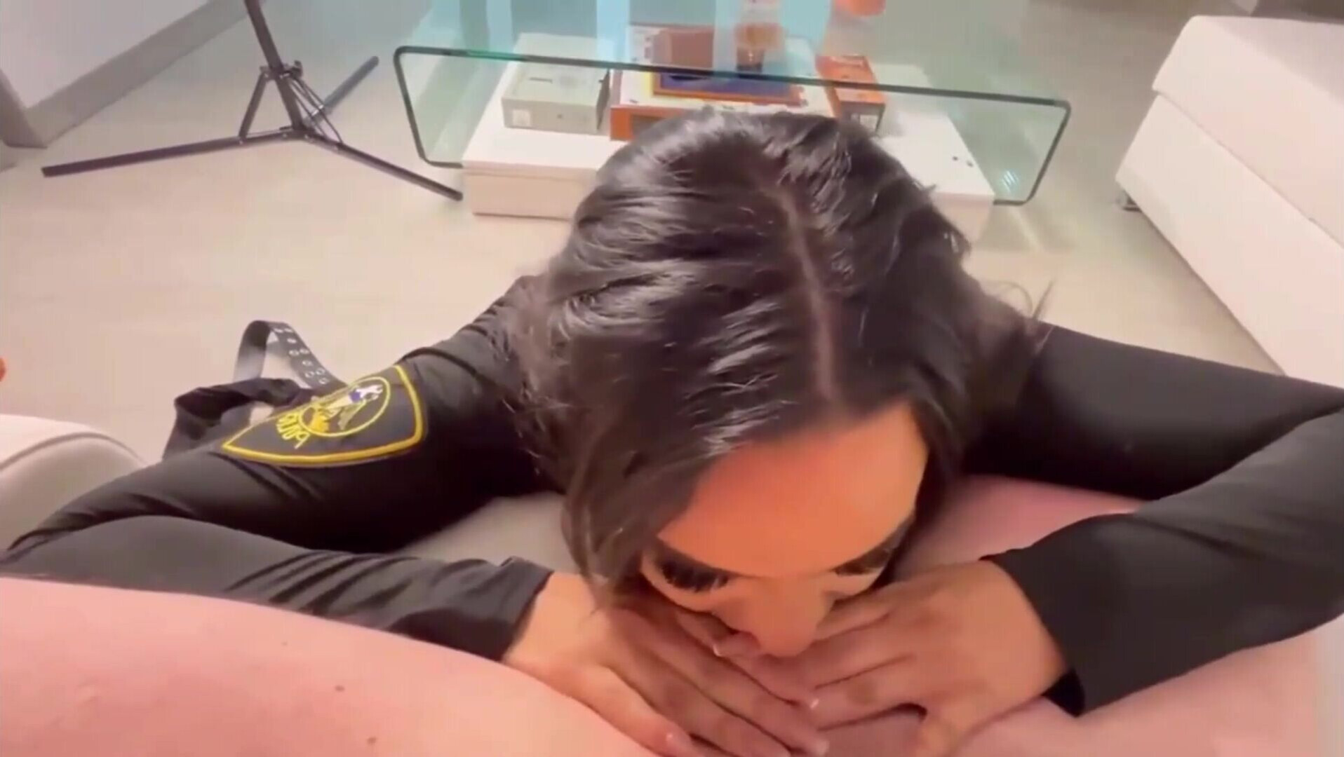 Åexå5 Mørgån Fake Police 3some - latina - big ass - of