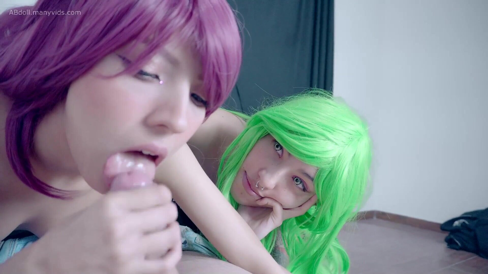 ABDoll Double BJ 1080p - blowjob