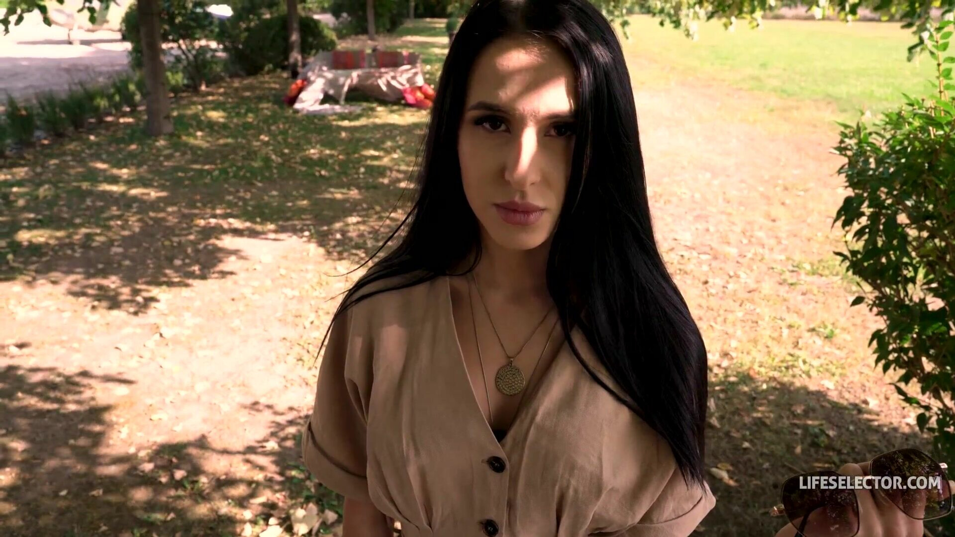 Alyssa Bounty Being Rich & Infamous - alyssa bounty - lifeselector - being - rich - & - infamous - pov - brunette - anal - outdoor