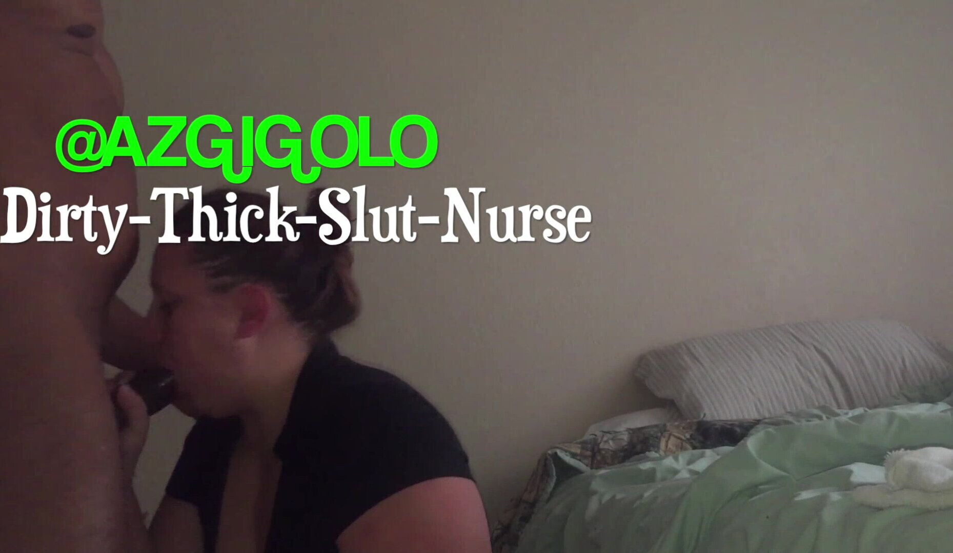 Azgigolo Slutty Nurse Swallows Cum - amateur - hardcore - interracial