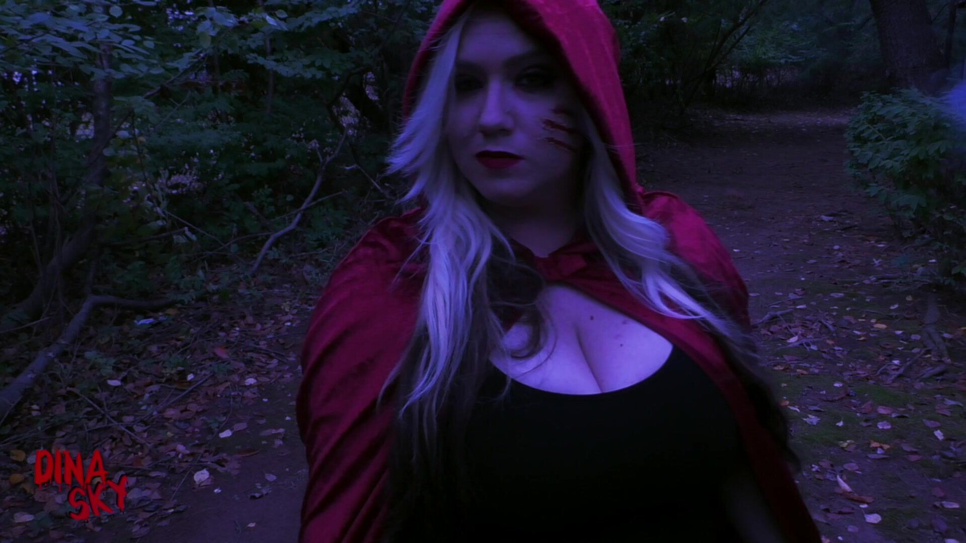 ClubDinaSky Horny Red Riding Hood - amateur - solo - big tits