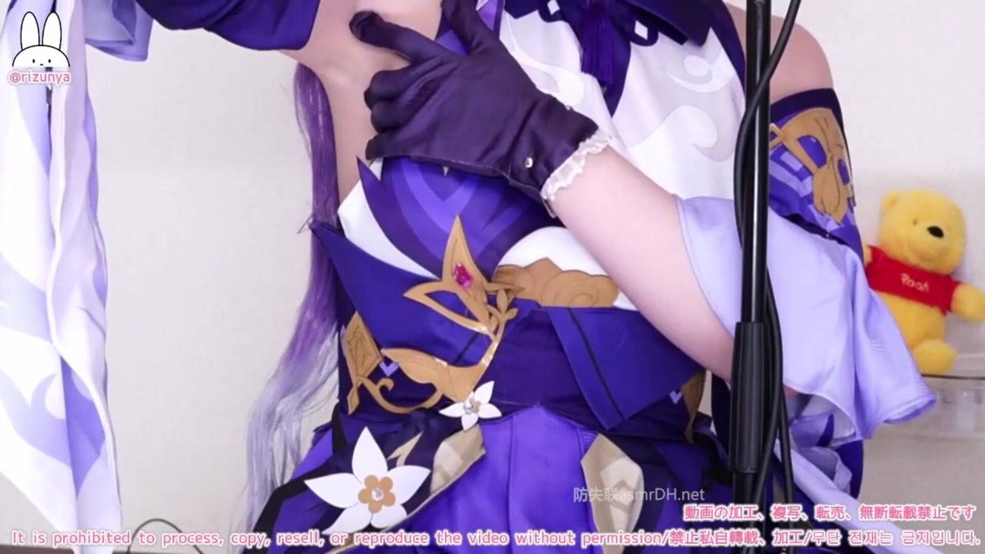 Cosplay ASMR Genshin Impact Keqing ◯ GodKeqing cosplay, full course reward with edgi 2 - asmr