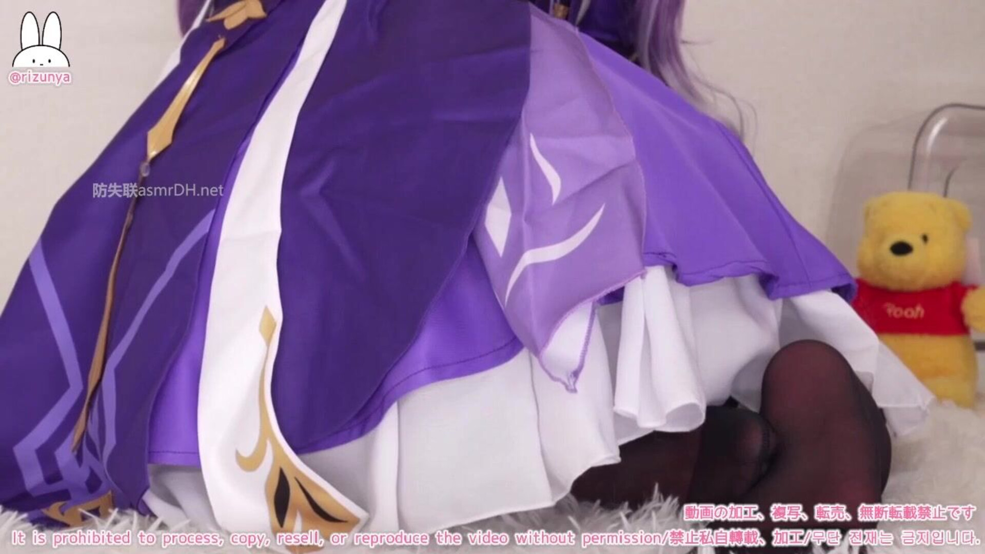 Cosplay ASMR Genshin Impact Keqing ◯ GodKeqing cosplay, full course reward with edgi 2 - asmr