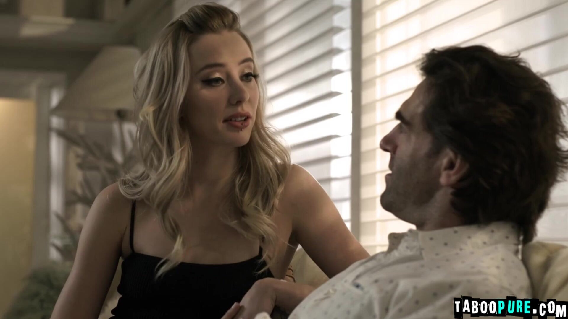 Eli defuses her anger - blonde - piercings - big tits - hardcore - natural tits - college - tattoos - family roleplay - stepsister - blowjob