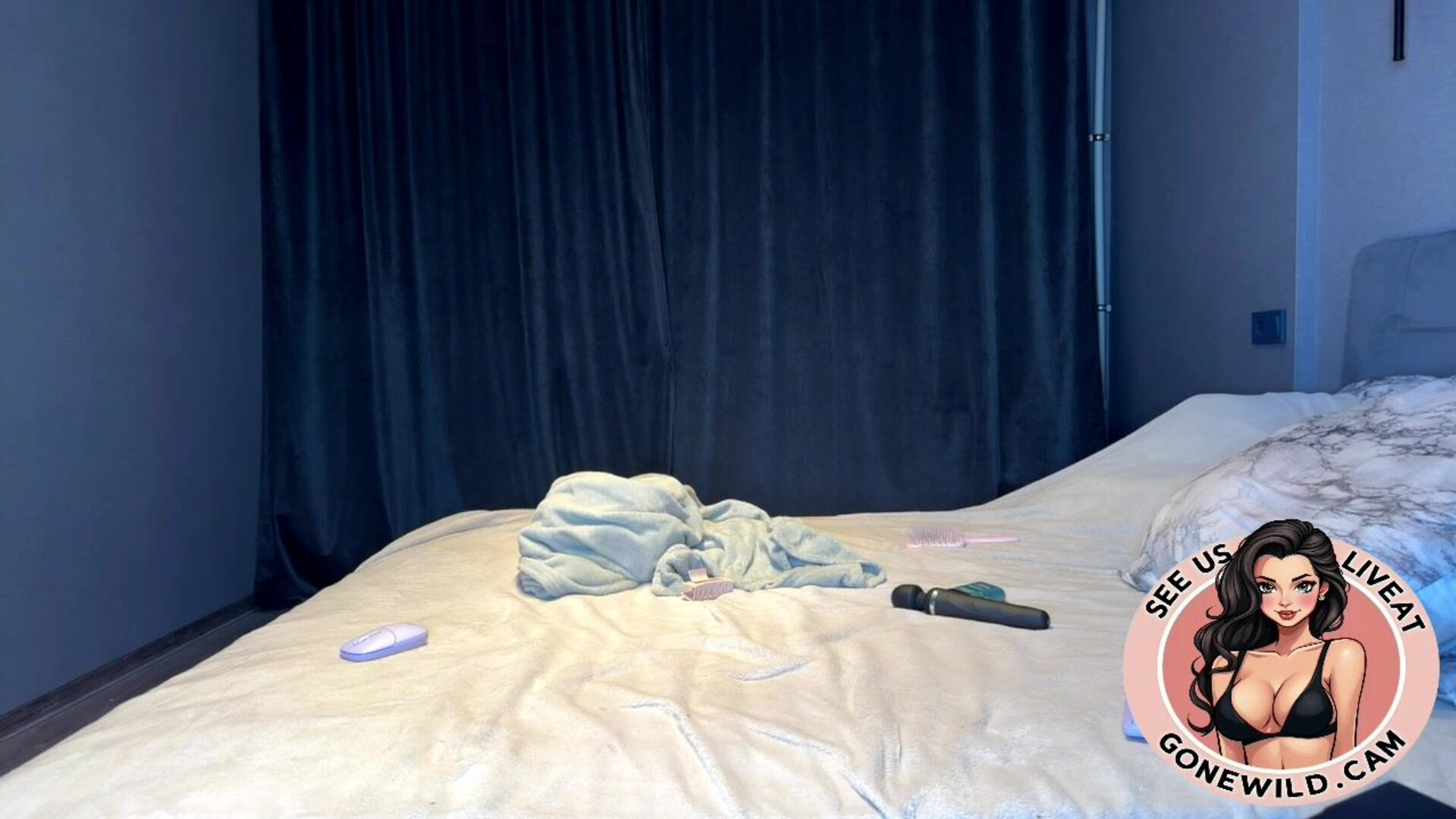 Lingerie Tease on Bed - lingerie - tease - solo - brunette - bedroom - bodysuit - ass - posing - webcam - amateur