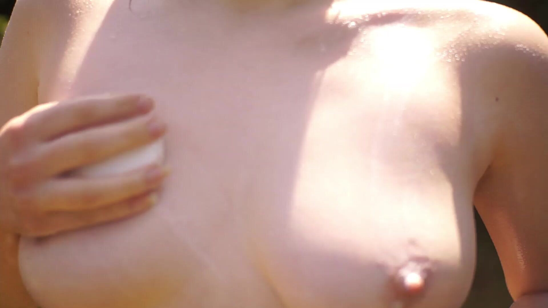 Longhairluna Strip Tease Icy Hose Temperature Play - petite - solo - amateur