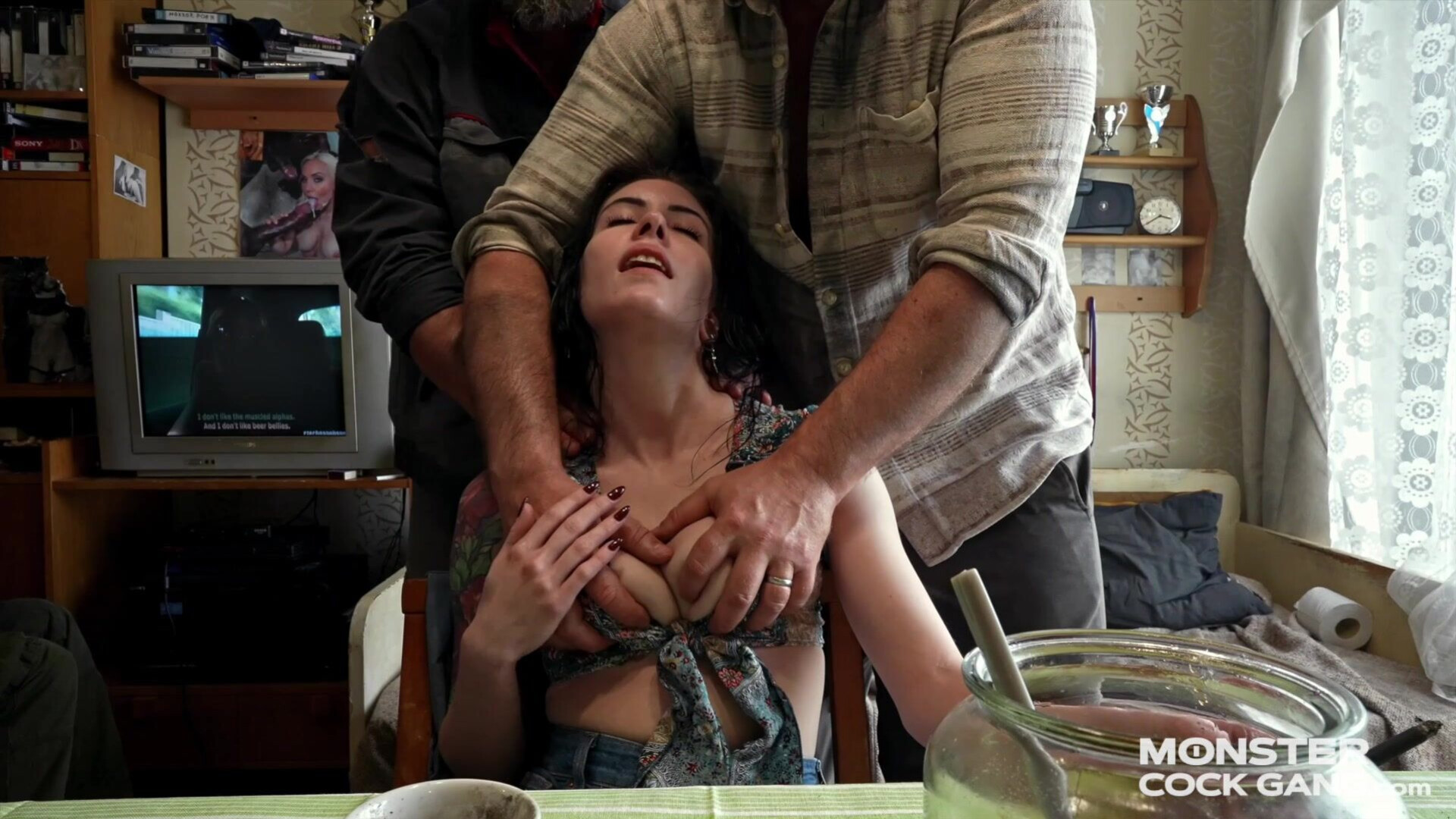 MONSTER COCK GANG Monster Cocks as Stress Relief (E05) - pov - gangbang - group sex - bizarre - story - hard fuck - anal - asshole - prolapse - squirting