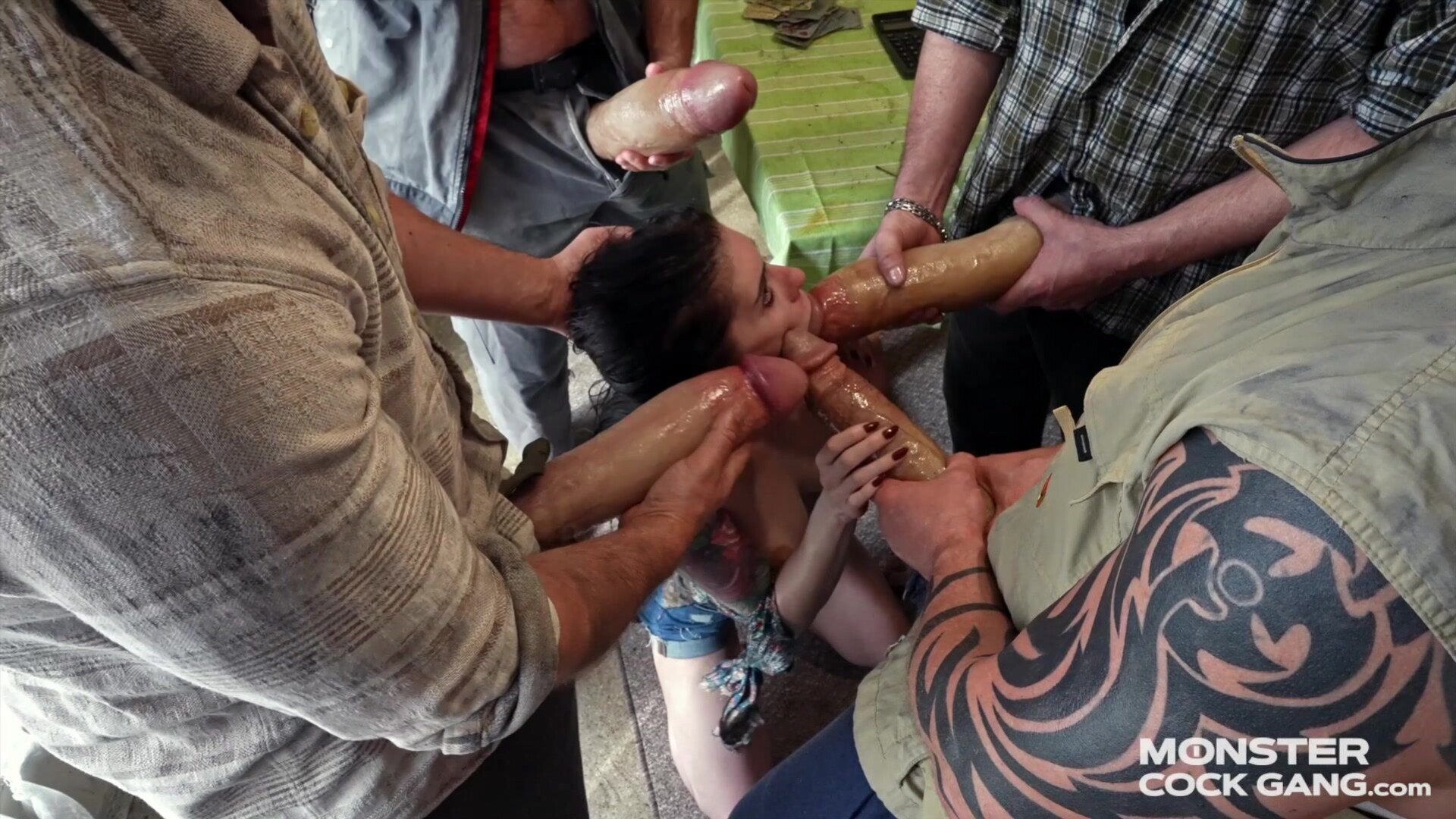 MONSTER COCK GANG Monster Cocks as Stress Relief (E05) - pov - gangbang - group sex - bizarre - story - hard fuck - anal - asshole - prolapse - squirting