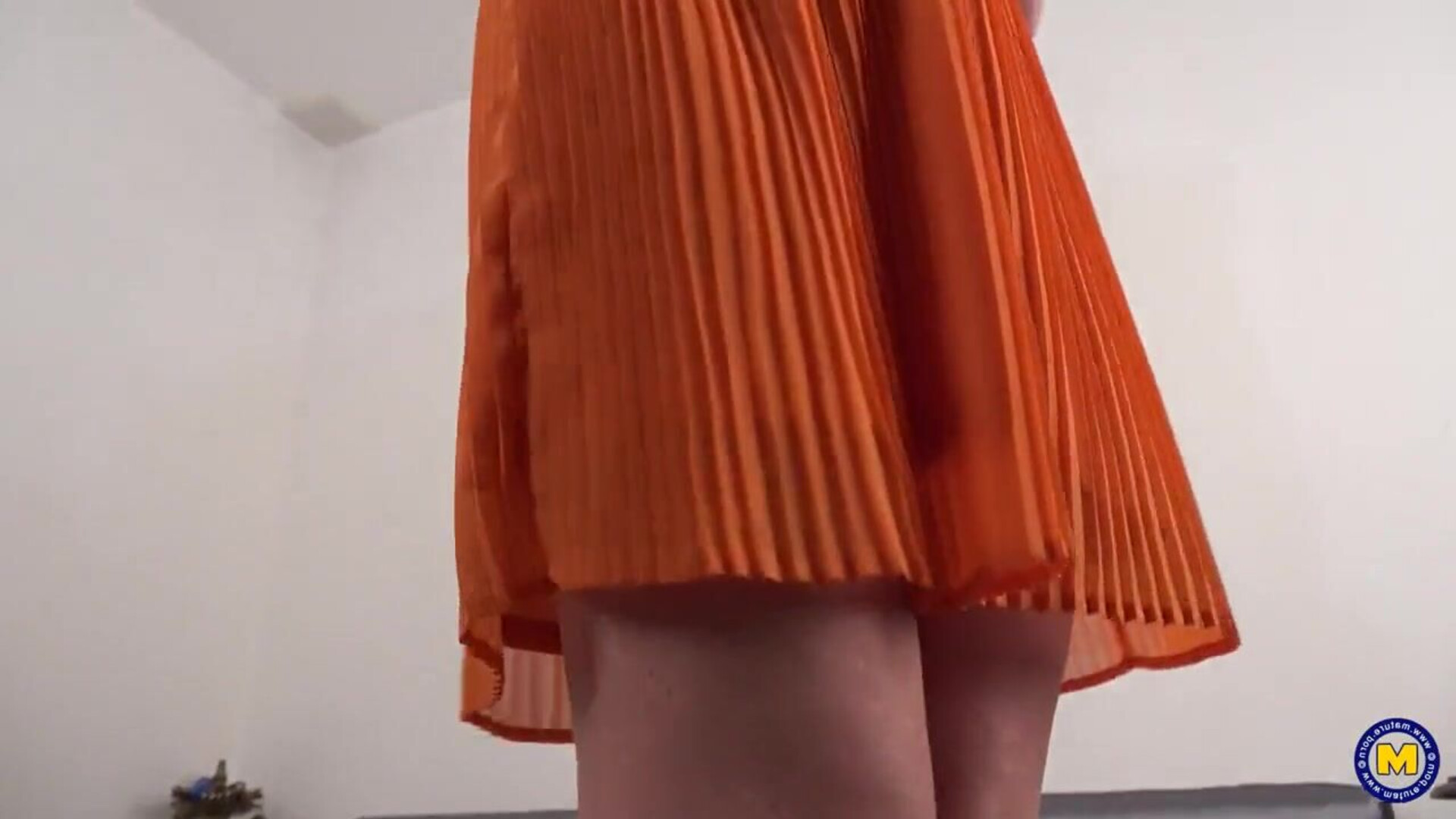 Marta Bellefleur, the horny stepmom, stimulates herself vaginally until climax - sex toy - fingering - mature - striptease - saggy tits - pussy - solo - female masturbation - hottest - pussies