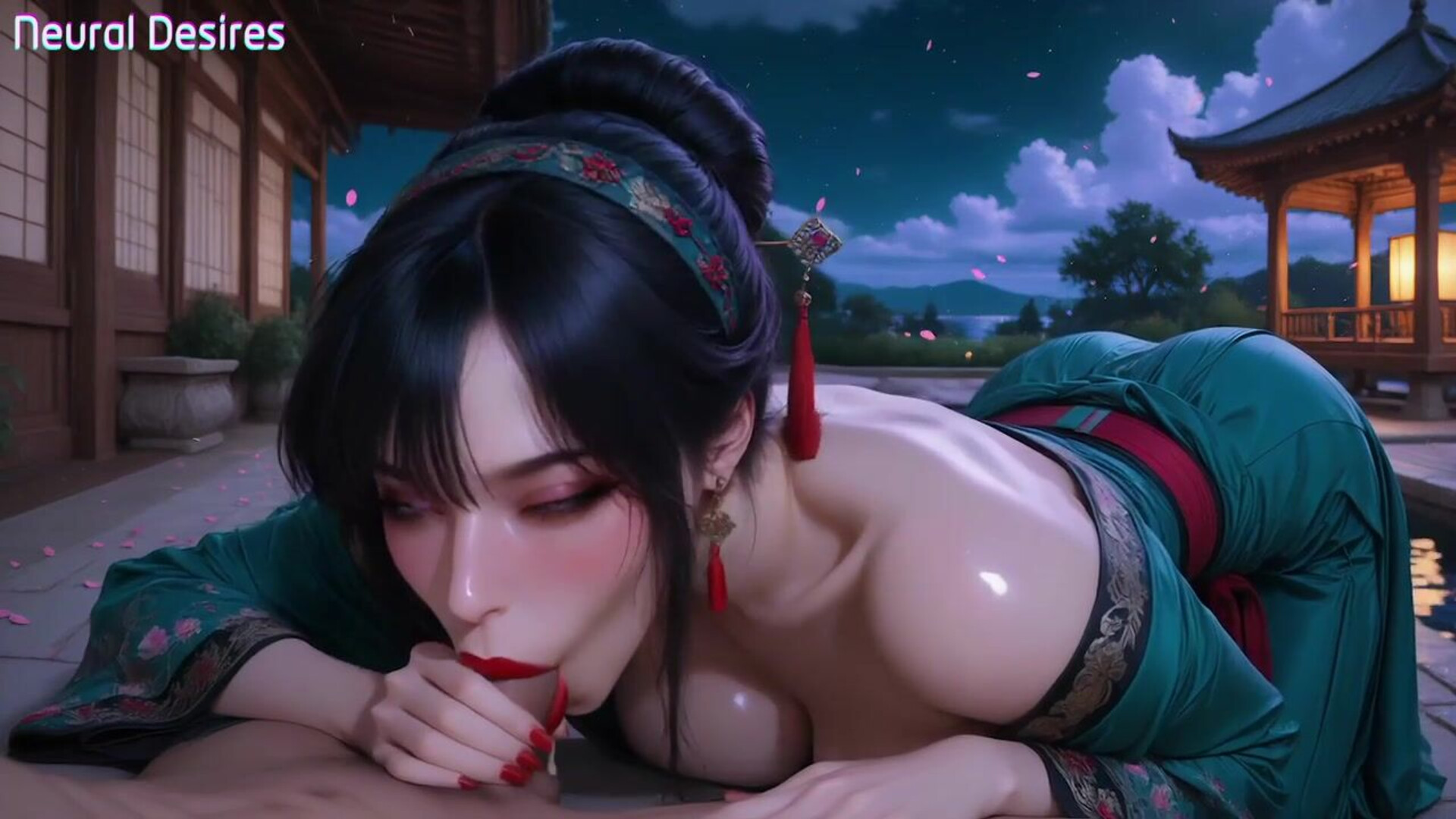 Midnight Silk Seduction [AI] - ai - hentai