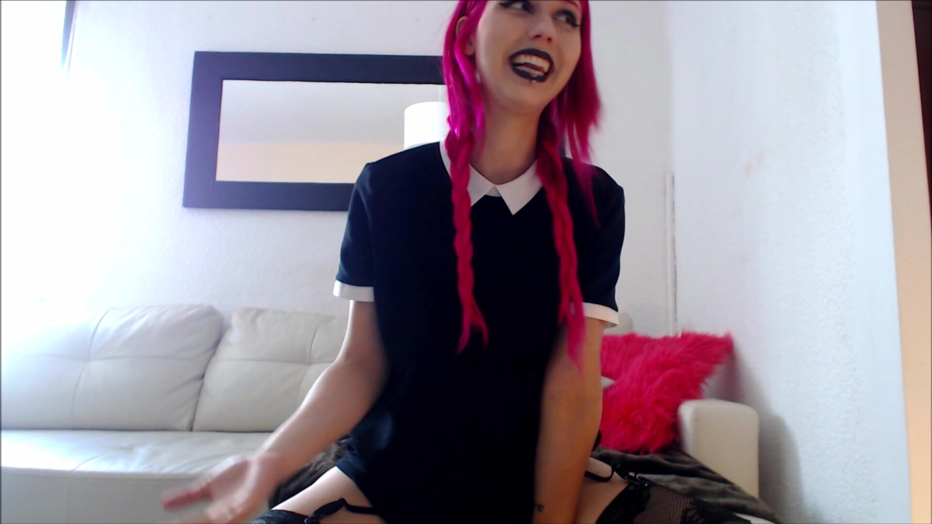 Nhaerys Wednesday Addams Sph Cuckolding - masturbation - big tits