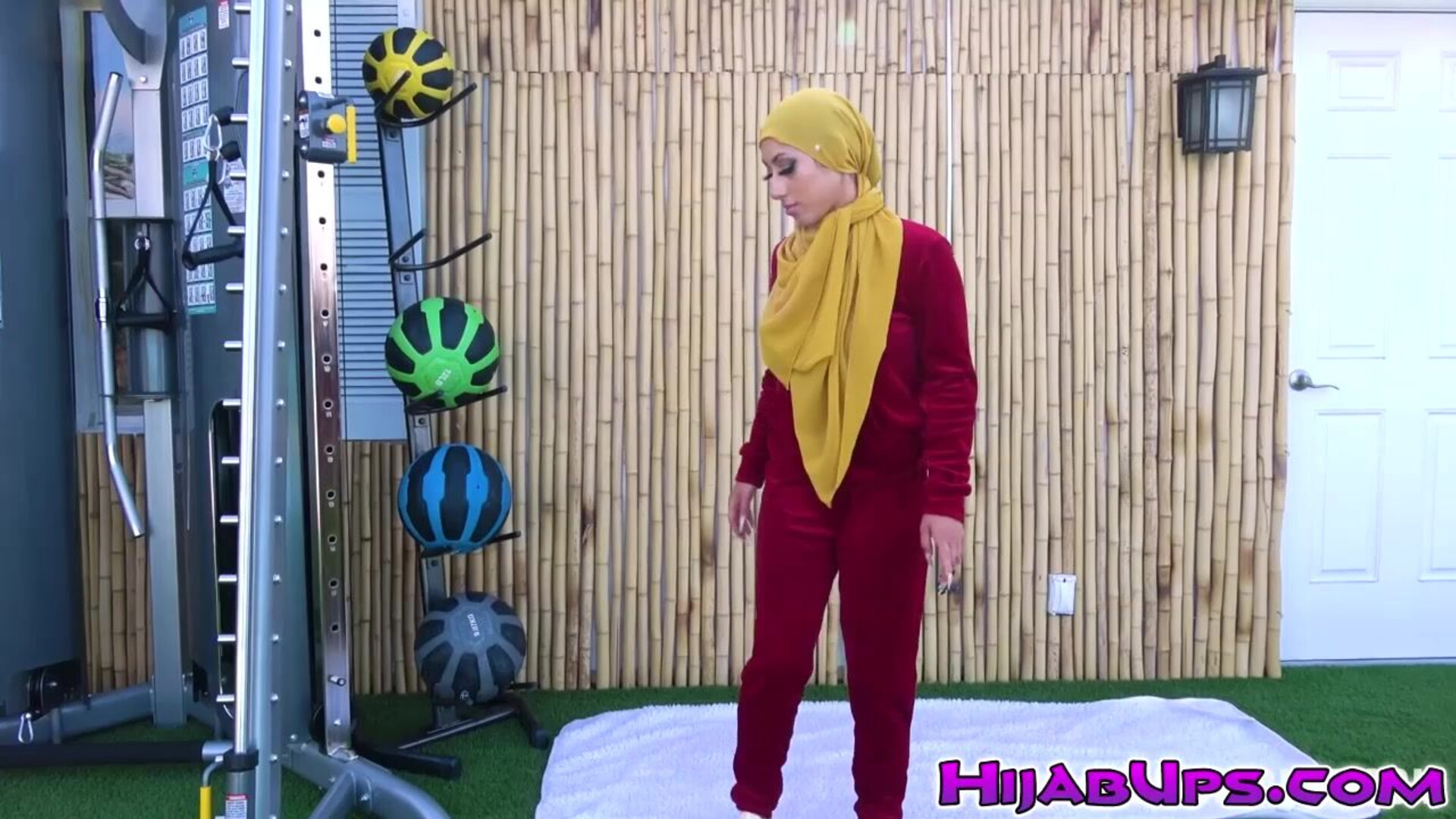 Nicky Rebel stretches out Kira Perez tight pussy - hijab hookups - blowjob - brunette - camel toe - older - hardcore - hijab - latina - pussy - slutty