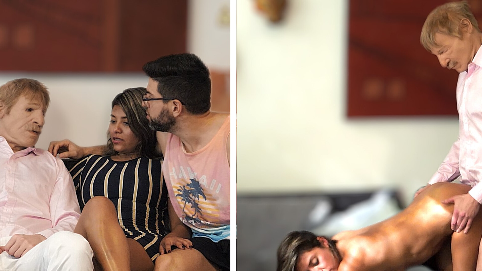 Pervert Old Man Uncle Fucks A Cute Latina Teen In A Threesome - latina - mexican - mexicana - old - old man - old and young - old & young - threesome - south american - brunette
