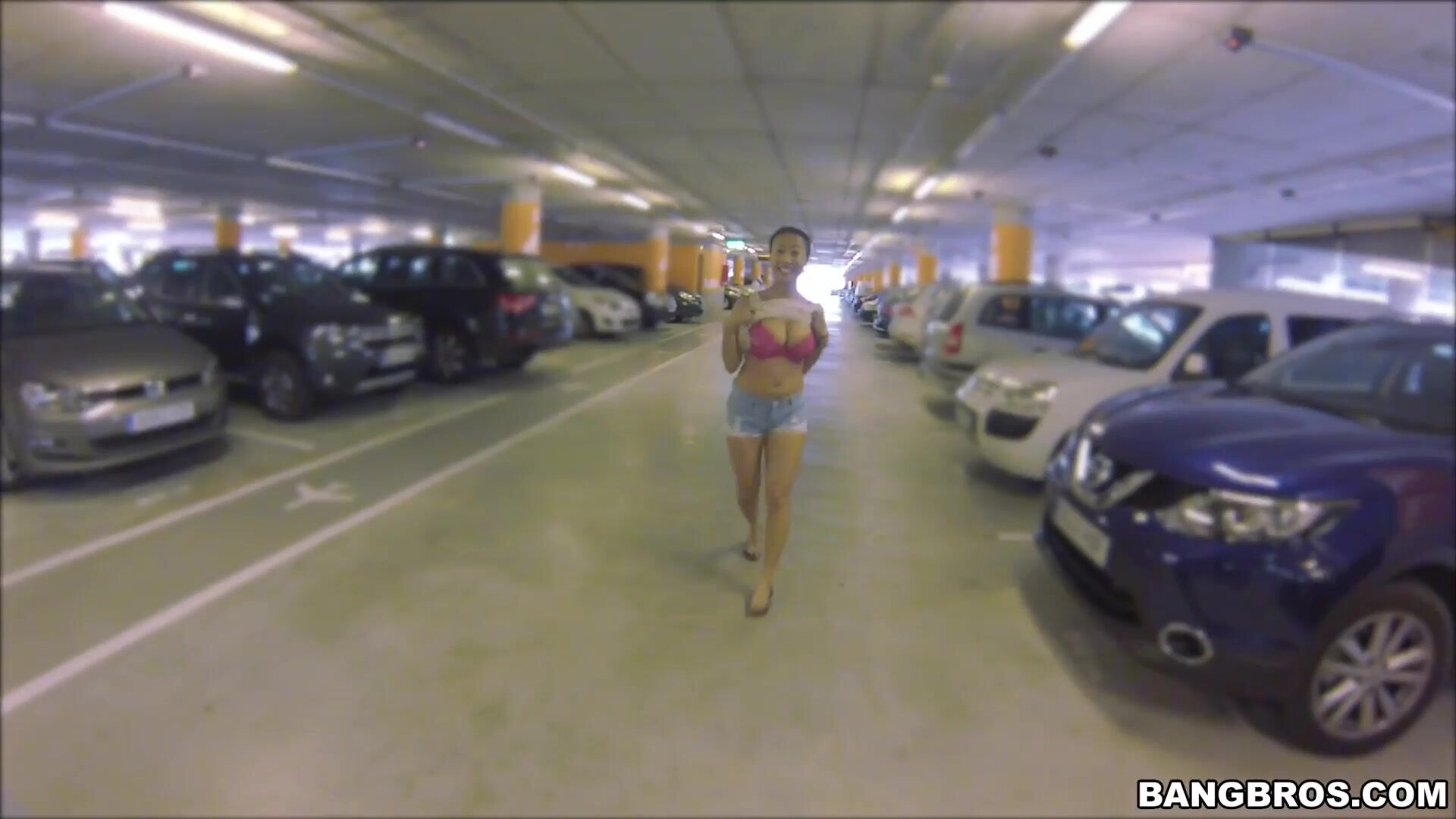 Sharon Lee Big Tit Asian chick fucked in public - asian