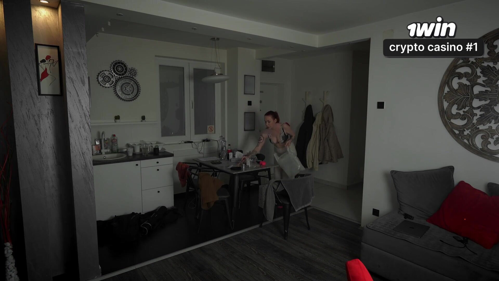 Step mom's doggy style creampie after kitchen taunt cumshot - xxx - masturbation - voyeur - amateur - naughty stepmom - lingerie - stepmom - share bed - taboo - share room