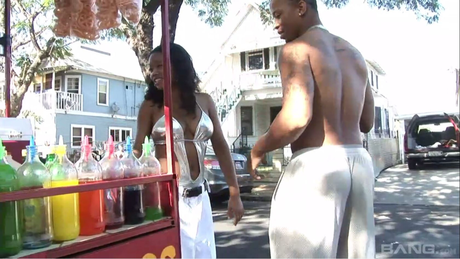 Streets To The Sheets - babe - black - ebony - asian - big tits - big ass - blowjob