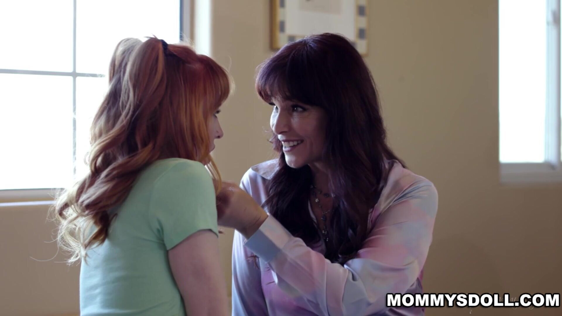 Syren De Mer and Madi Collins' lesbian sex at work - mommysgirl - lesbian - girlongirl - orgasm - pussylicking - brunette - redhead - big tits - small tits - fingering