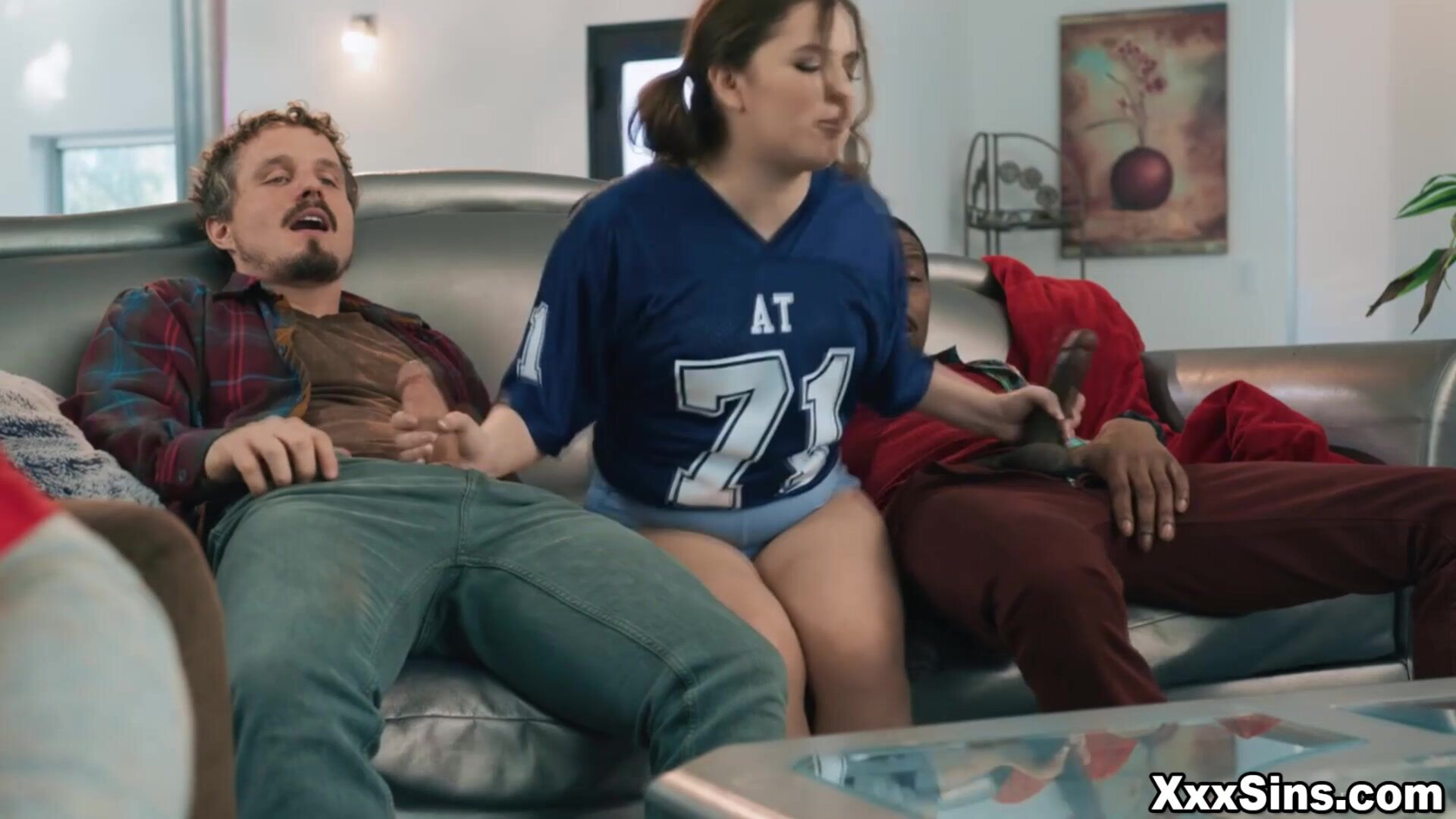 Their double handjob and blowjob - brunette - hardcore - masturbation - small tits - old young - petite - family roleplay - blowjob - deepthroat - big dick