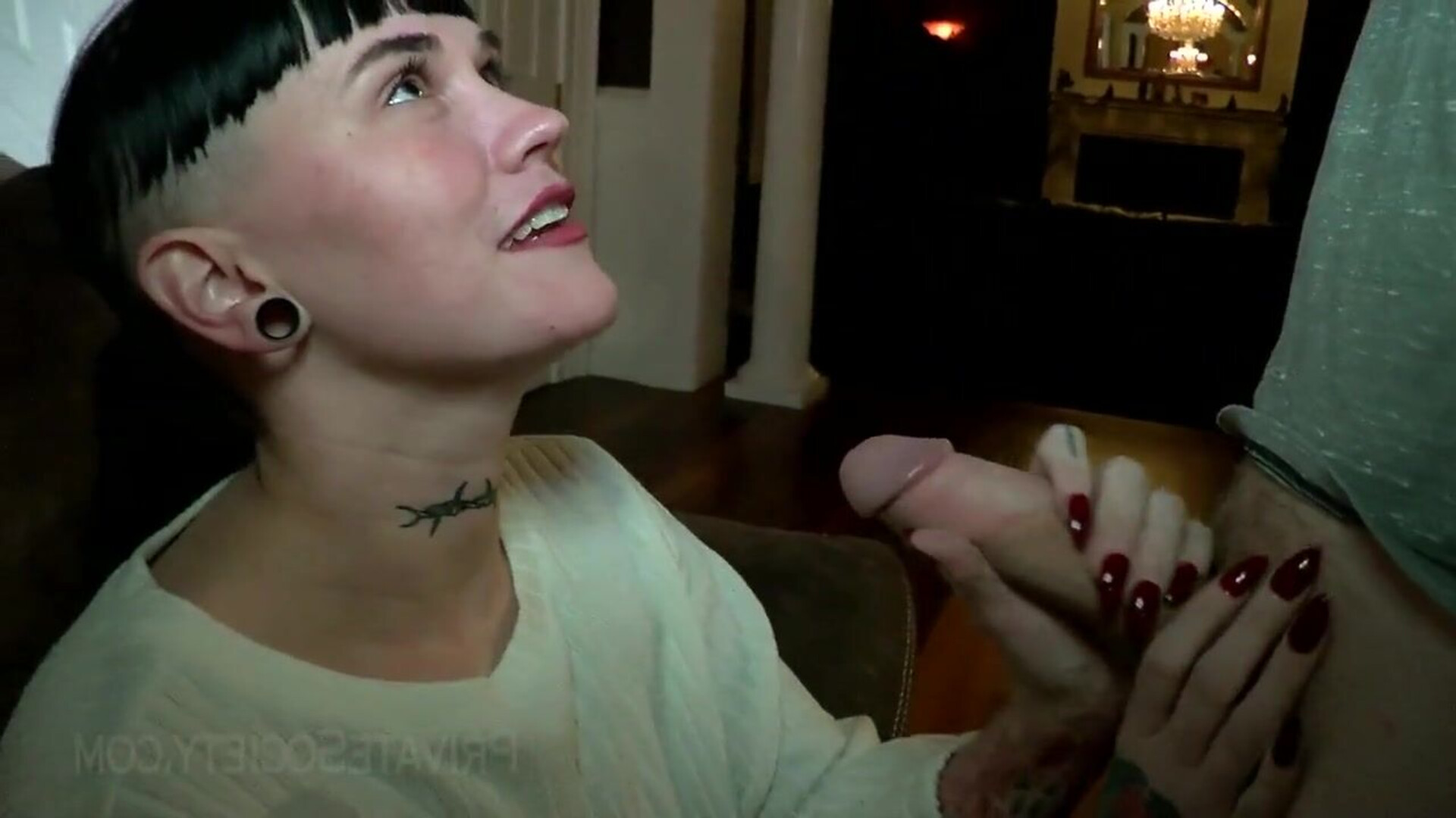 What an adorable little oddity - amateur - blowjob - brunette - teen (18+) - tattoo - doggy style - cum in mouth - cowgirl - american - couple