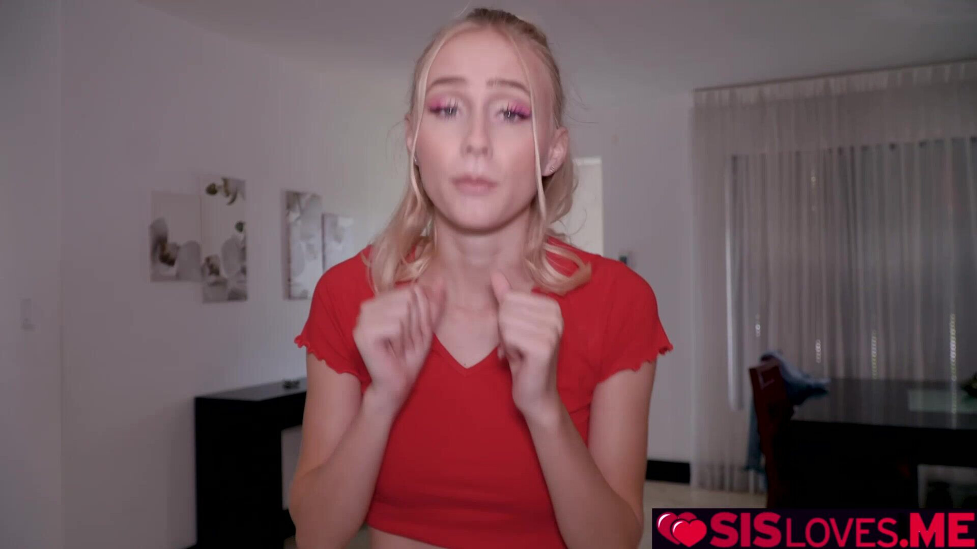 Alicia Williams Titplay and Blowjob for Lending Money - teen - blonde - blowjob - deepthroat - handjob - softcore - step sister - step daughter - taboo - pornstar