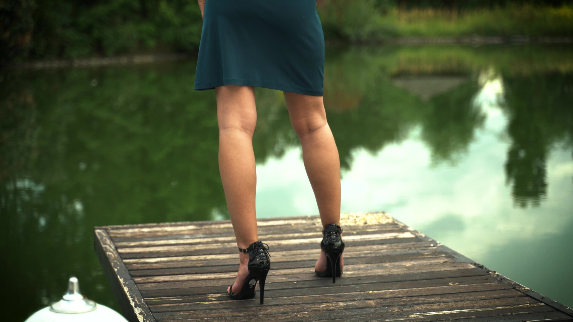 Angelica Heart Feet Romance by the Lake in 4k - feet