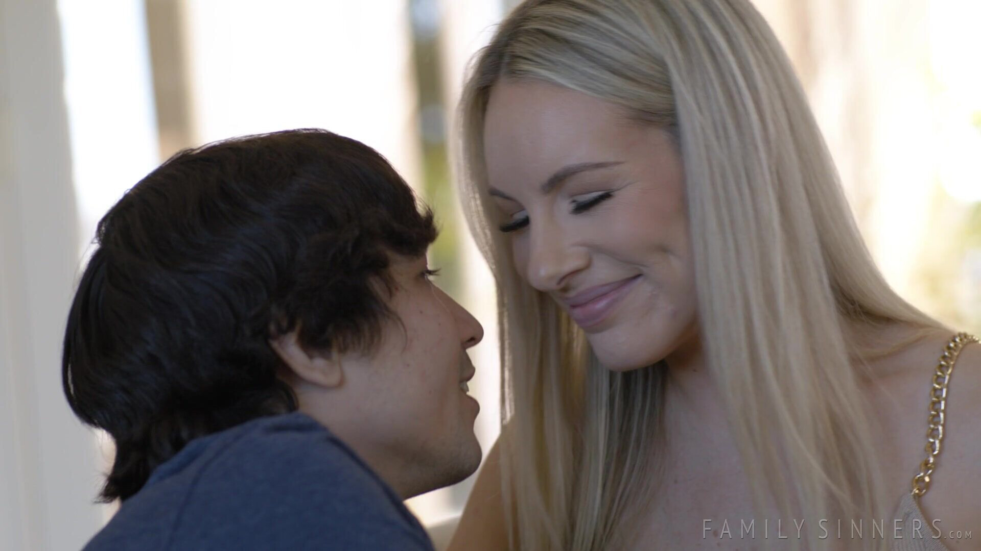 Bunny Madison Stepson Seductions 2 Scene 1 Mommy's Way - average male body - latin - black hair - short hair - stepson - average dick - dress - bubble butt - milf - piercing