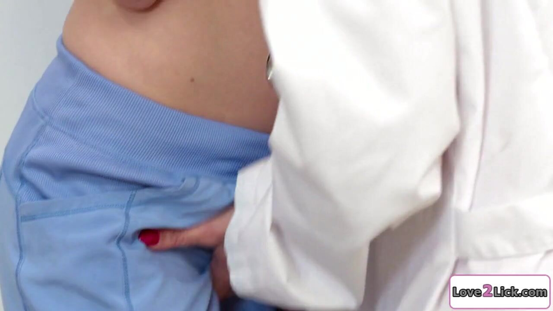 Busty doctor almost caught licking nurse - lesbian - old and young - doctor - nurse - asslick - milf - big tits - oral - small tits - trib