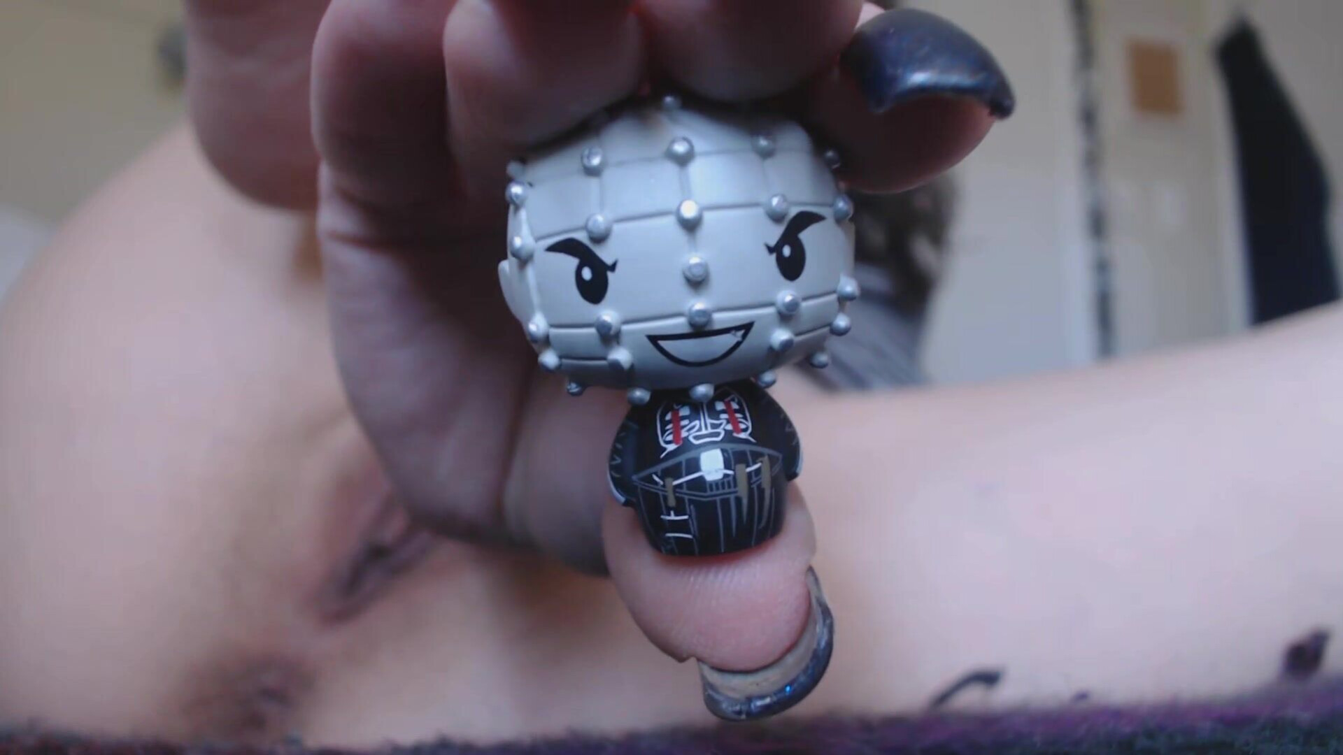 DamnedestCreature Alt Babe Buries Nerdy Toys In Pussy - solo - softcore - amateur