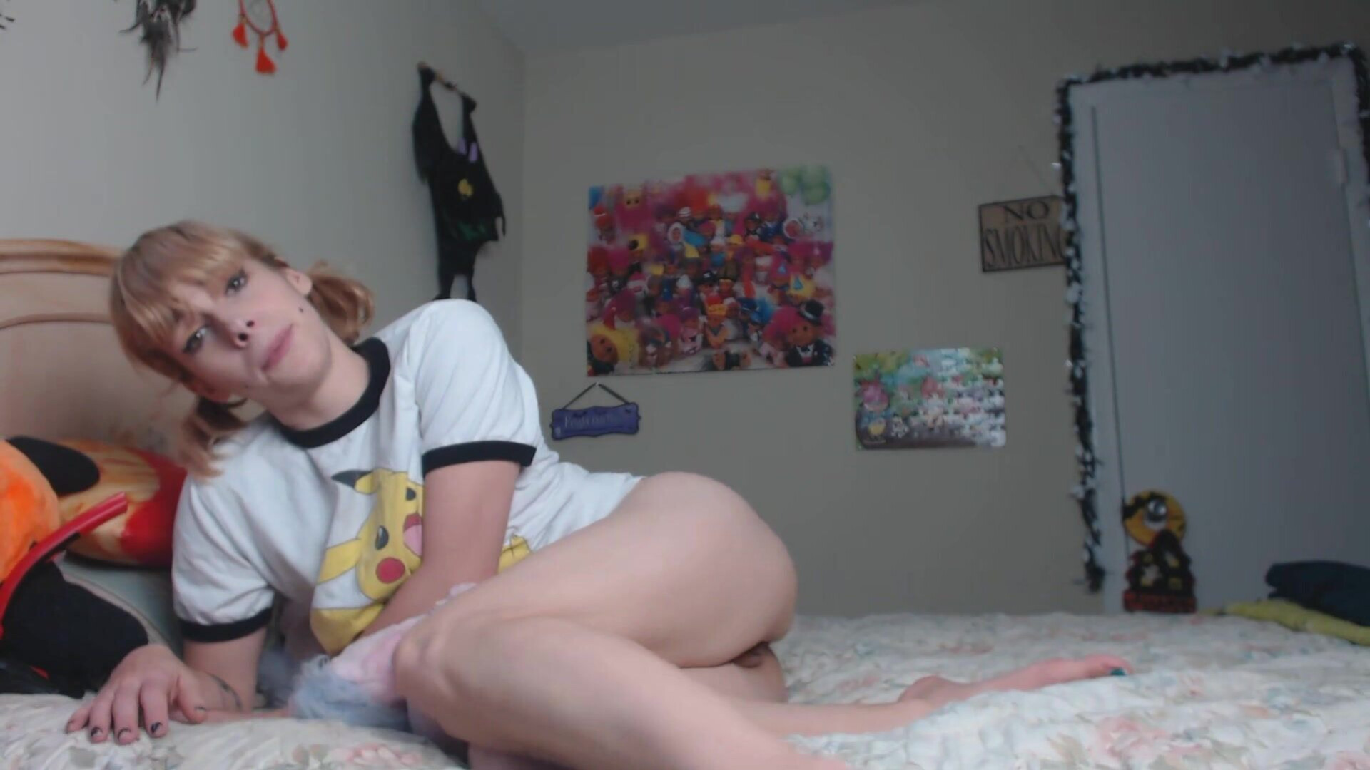 DamnedestCreature Pillow Humping For Daddy - solo - softcore - amateur