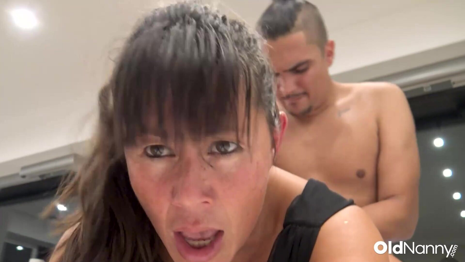 Horny Latin Granny Andrea Seduces the Cable Guy - granny - latin - mature - milf - olderwoman - cougar - hardcore - bigtits - latina - latinamature