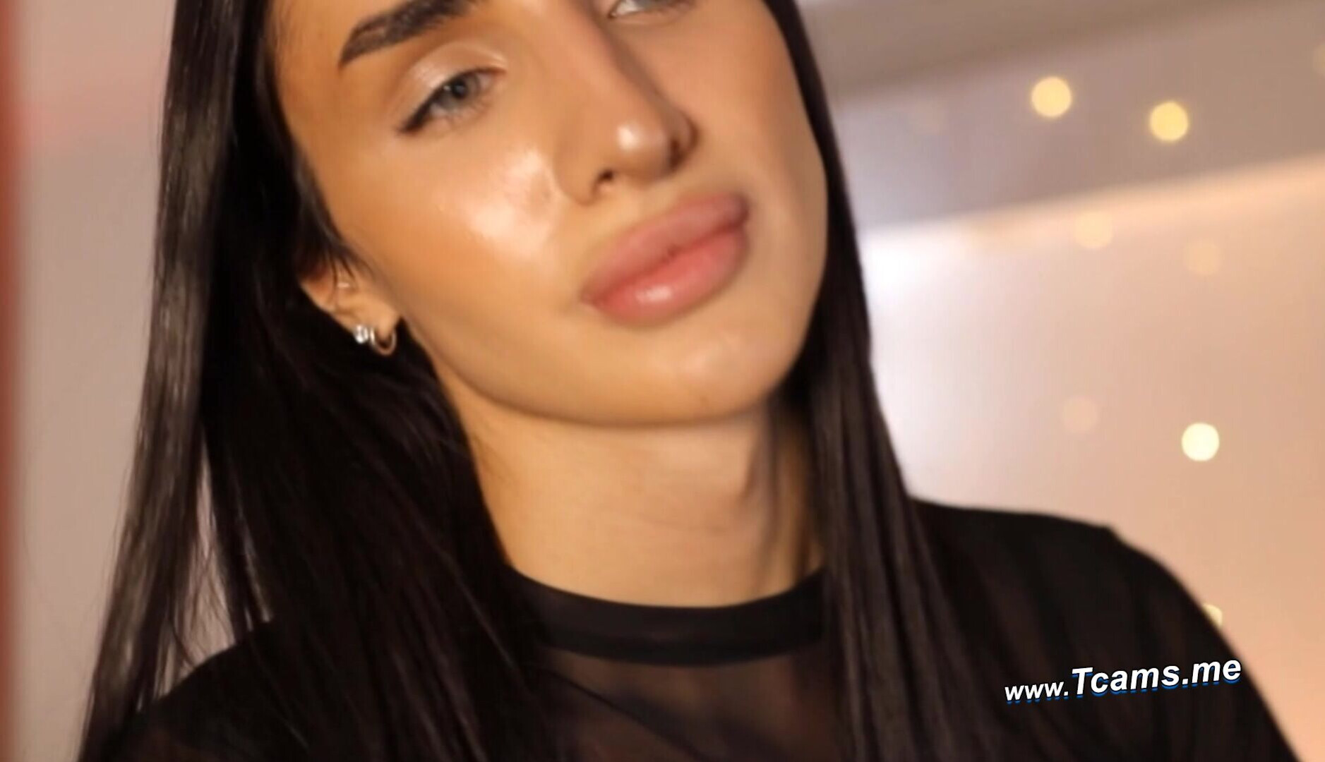 Hottie Latina Passionately Strokes Her Penis - tcams - masturbating - jerking - stroke - transgirl - solo - transgender - trans - girlcock - ladyboy