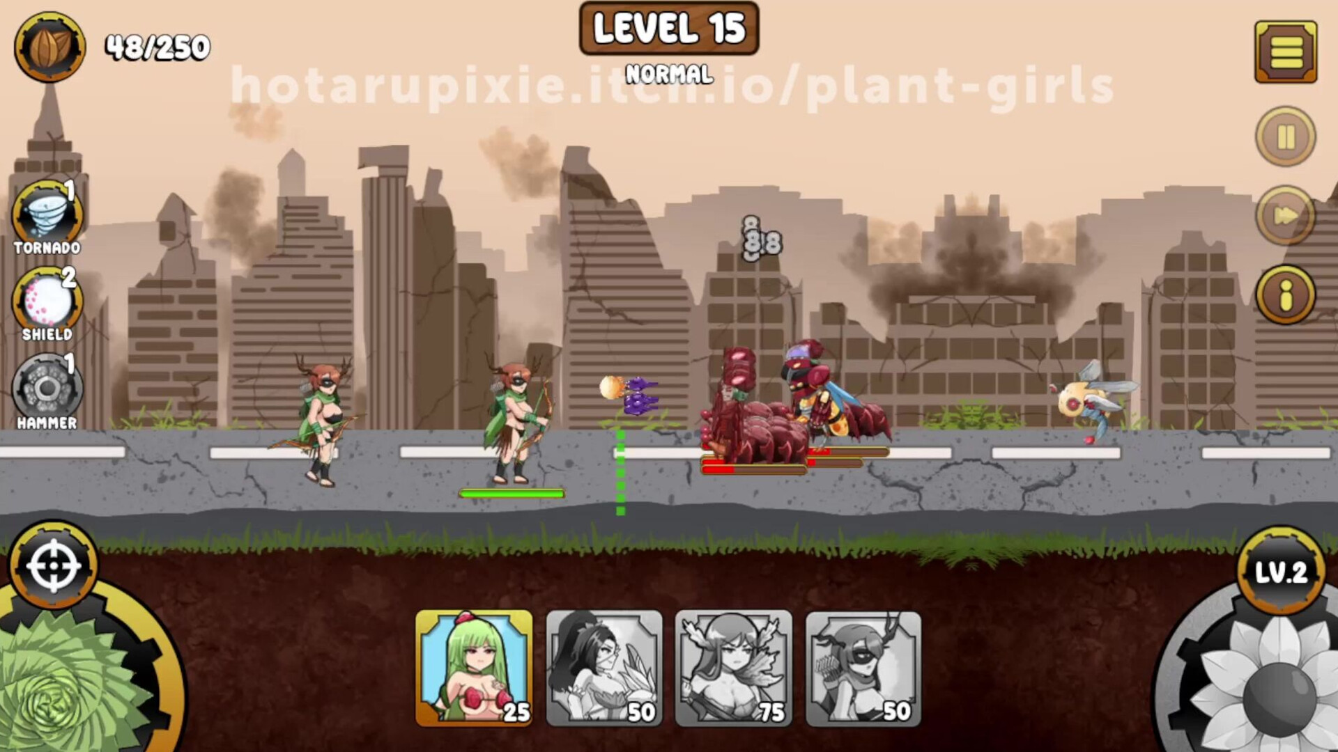 LEVEL 15 PGINSECT INVASION - adult - anime - eroge - erotic - hentai - nsfw - strategy rpg - tower defense