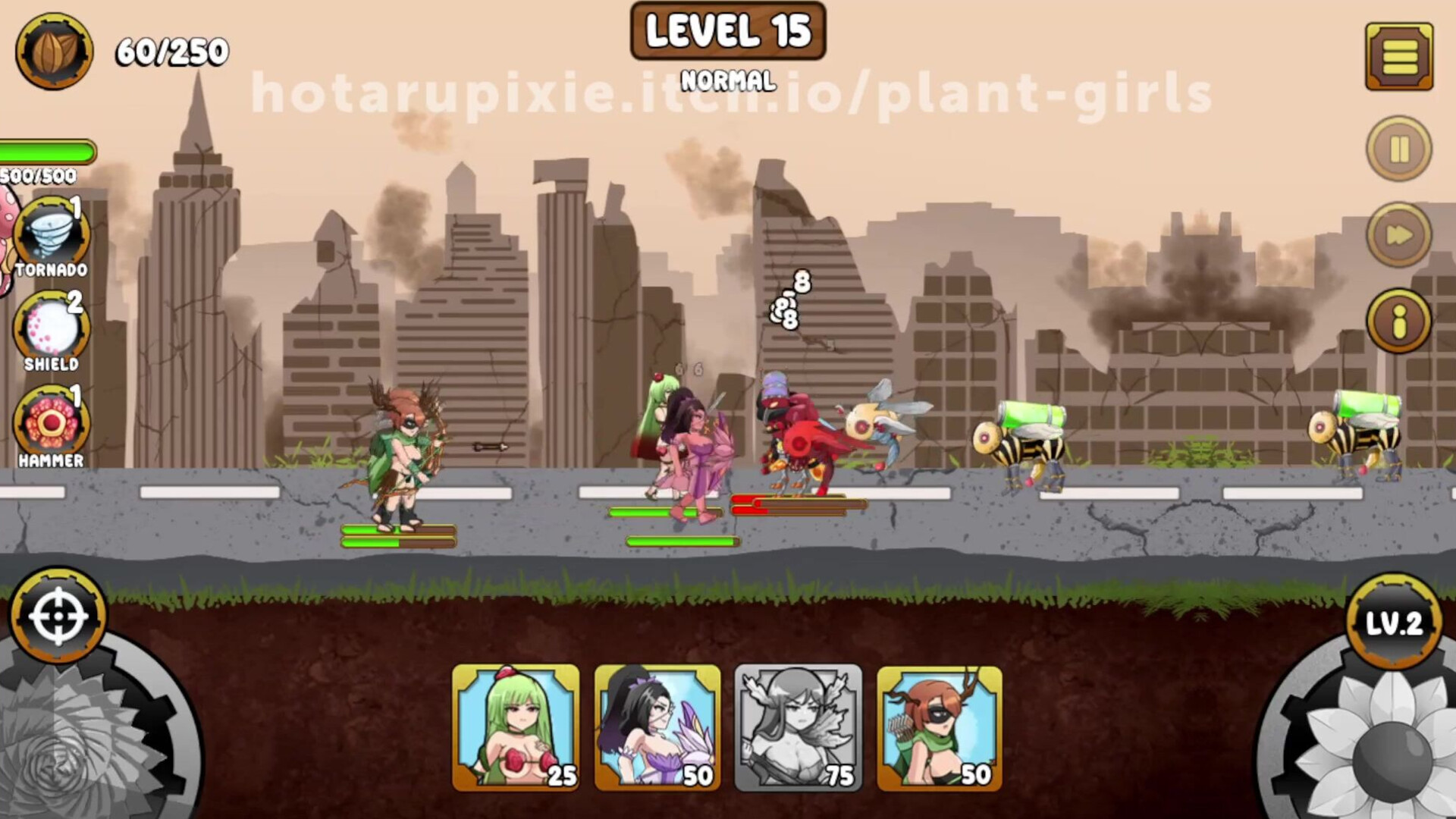 LEVEL 15 PGINSECT INVASION - adult - anime - eroge - erotic - hentai - nsfw - strategy rpg - tower defense