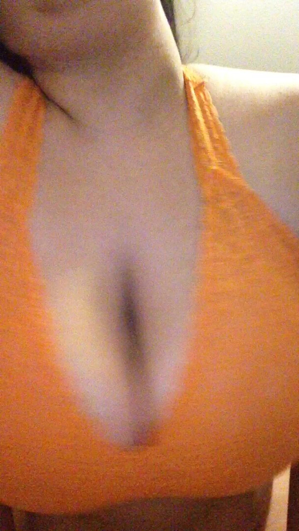 Missbustylatina Orange White Striptease - bbw - solo - big tits