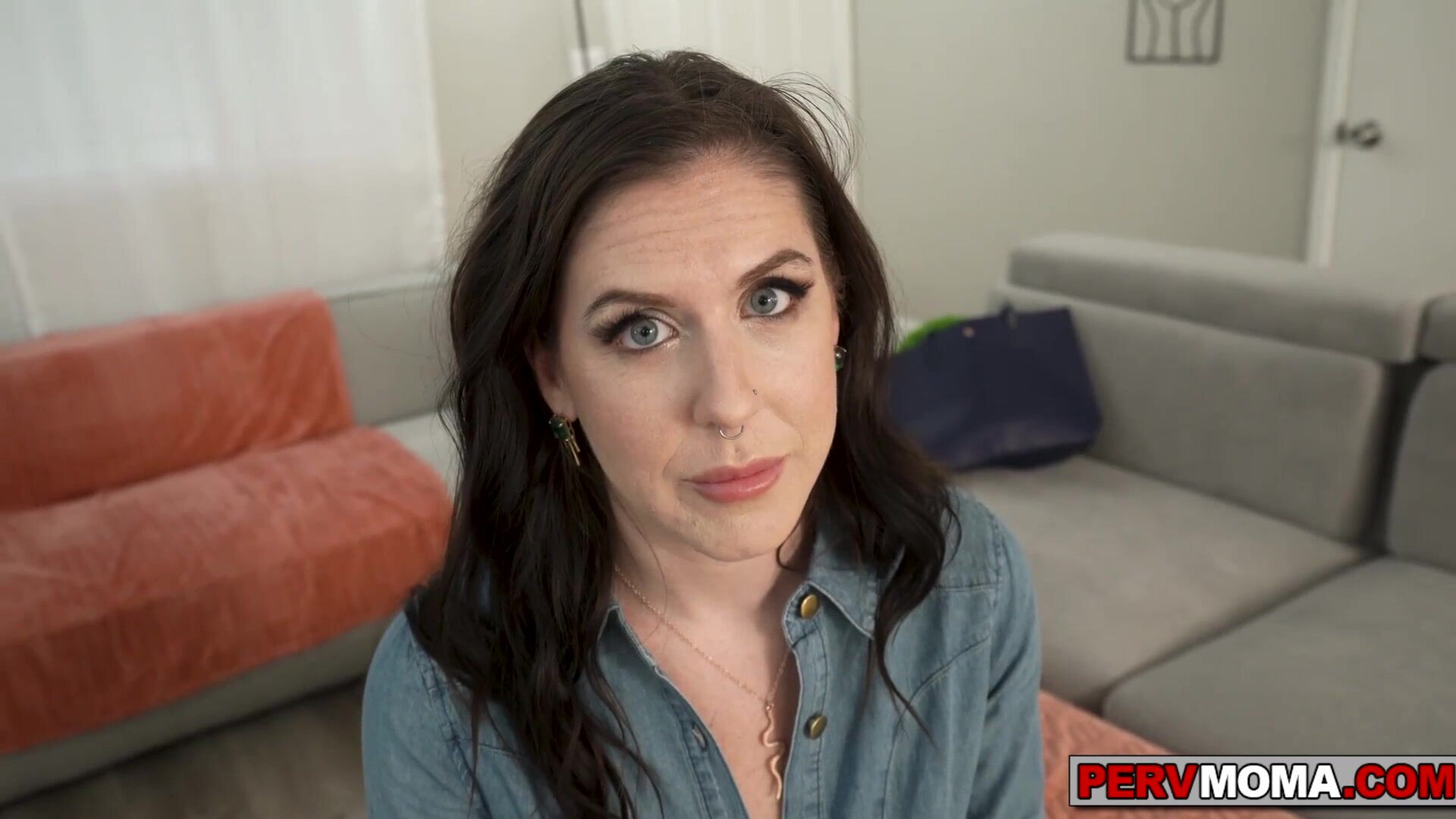 Stepson rubbing Nikki Zees milf pussy - pervmom - milf - stepmon - stepson - brunette - big tits - big ass - pussy - fingering - masturbation