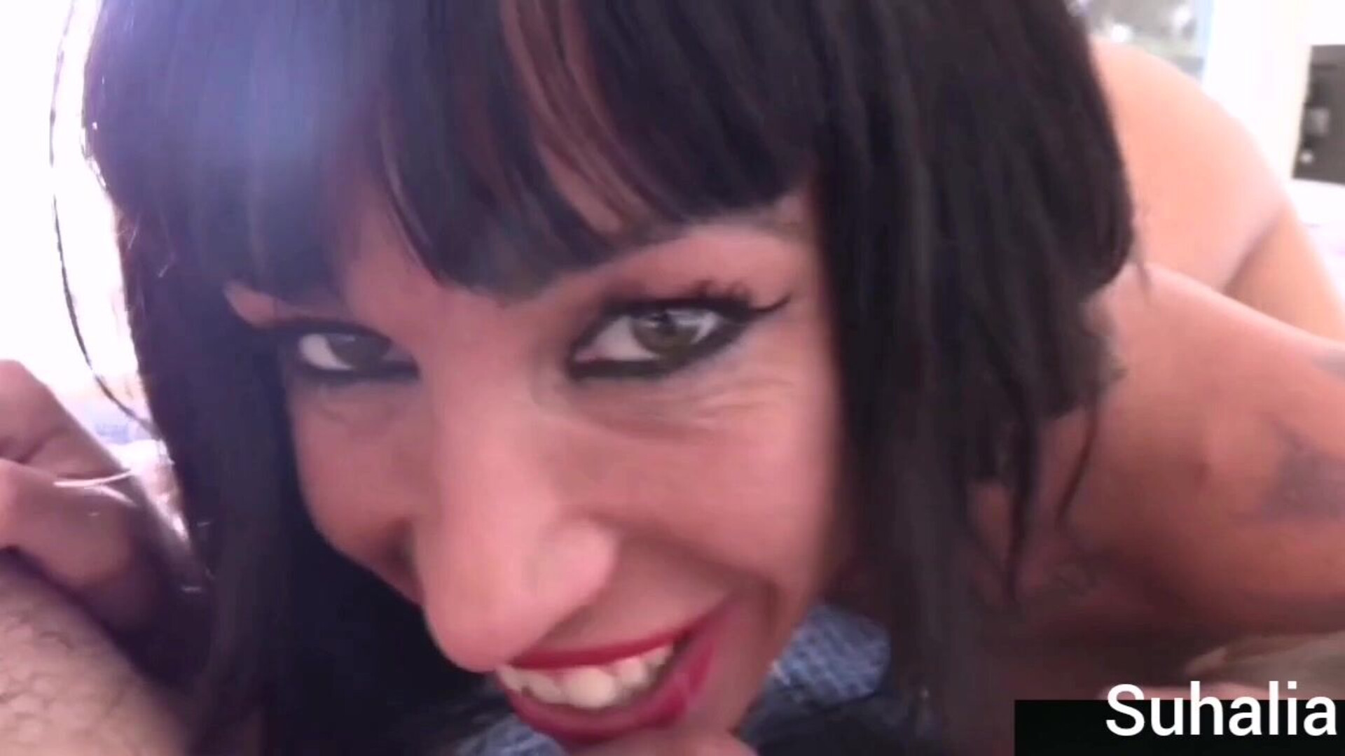Suhalia Hard POV - pretty face - pretty mouth - red lipstick