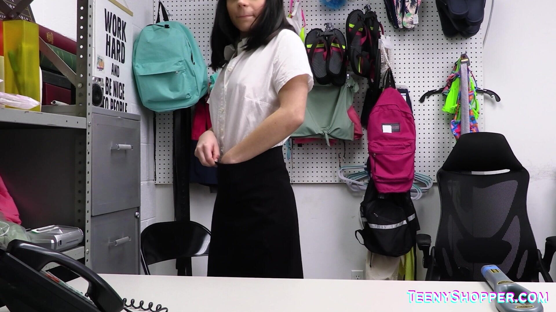 American Crystal Chase fucked by officer Calvin Hardy - american - ass play - backroom - barefoot - big ass - big dicks - blowjob - bra - bribe - brown eyes
