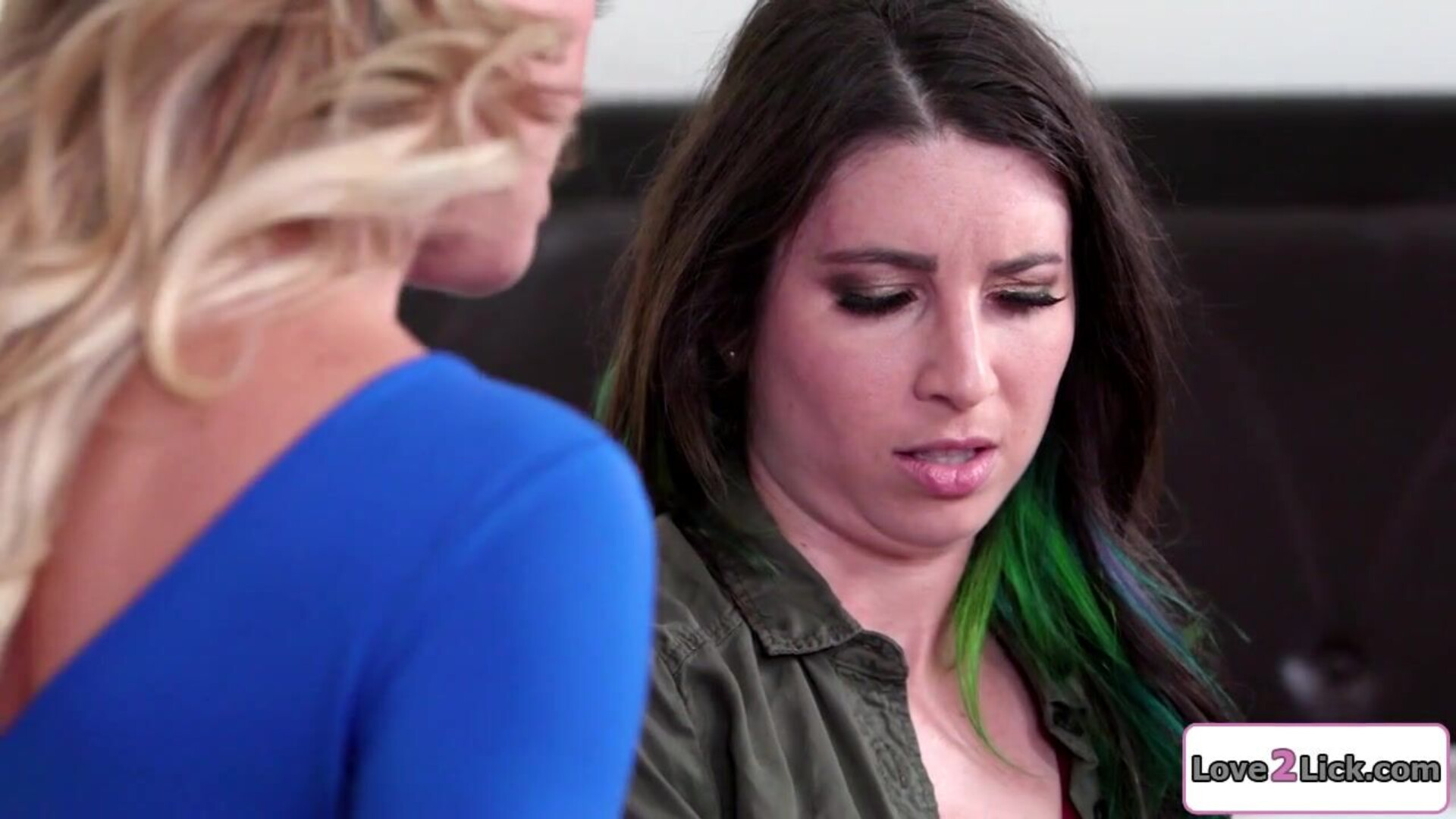 Babysitter rims her boss to keep the job - lesbian - babysitter - old and young - asslick - milf - petite - big tits - finger - oral - masturbation