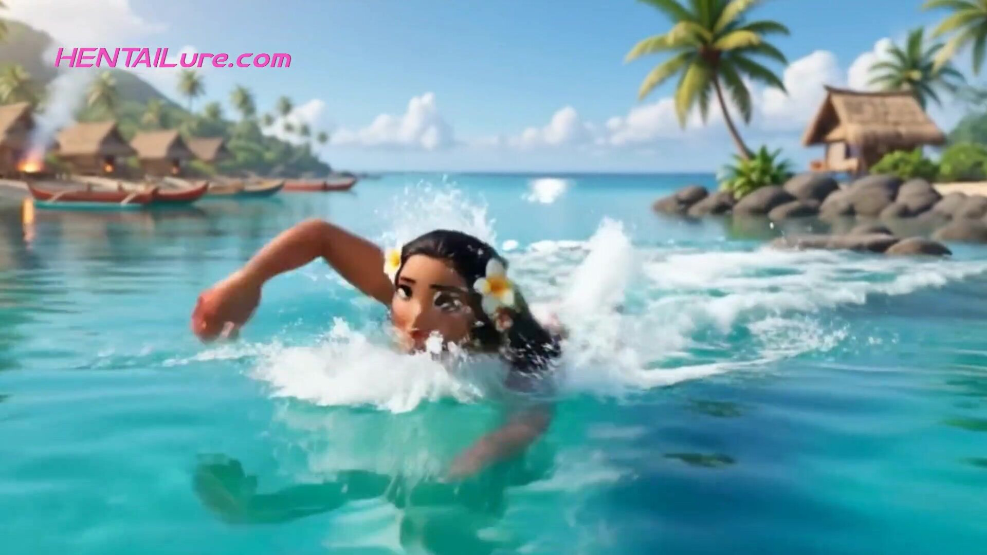 Big Ass Beauty Moana Fucked In Group By Tribal Villagers - babe - big ass - tribal fuck - tribe sex - group sex - village porn - exotic beauty - curvy moana - outdoor sex - hentai porn